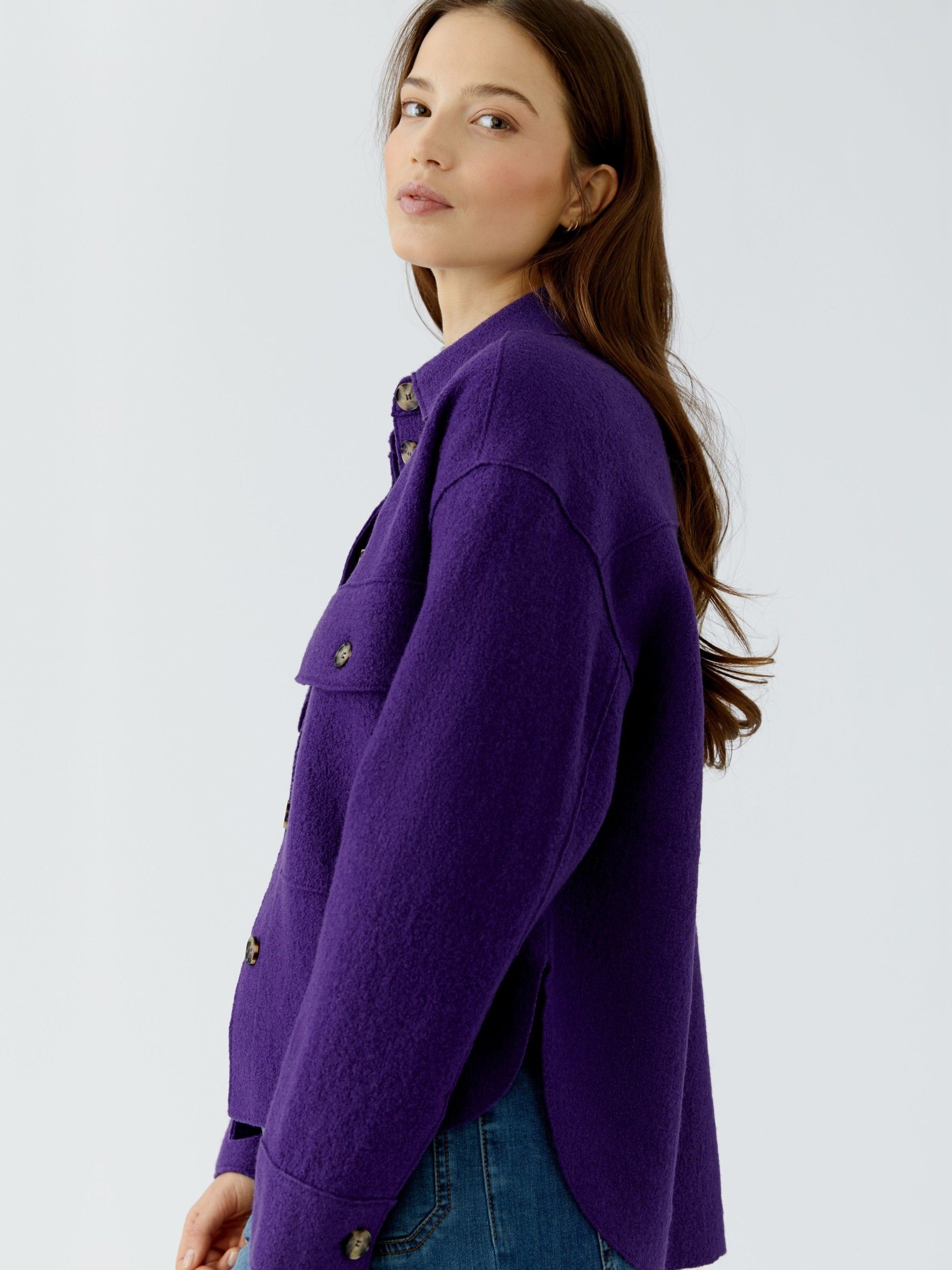 OUI - BLAZER - Paars