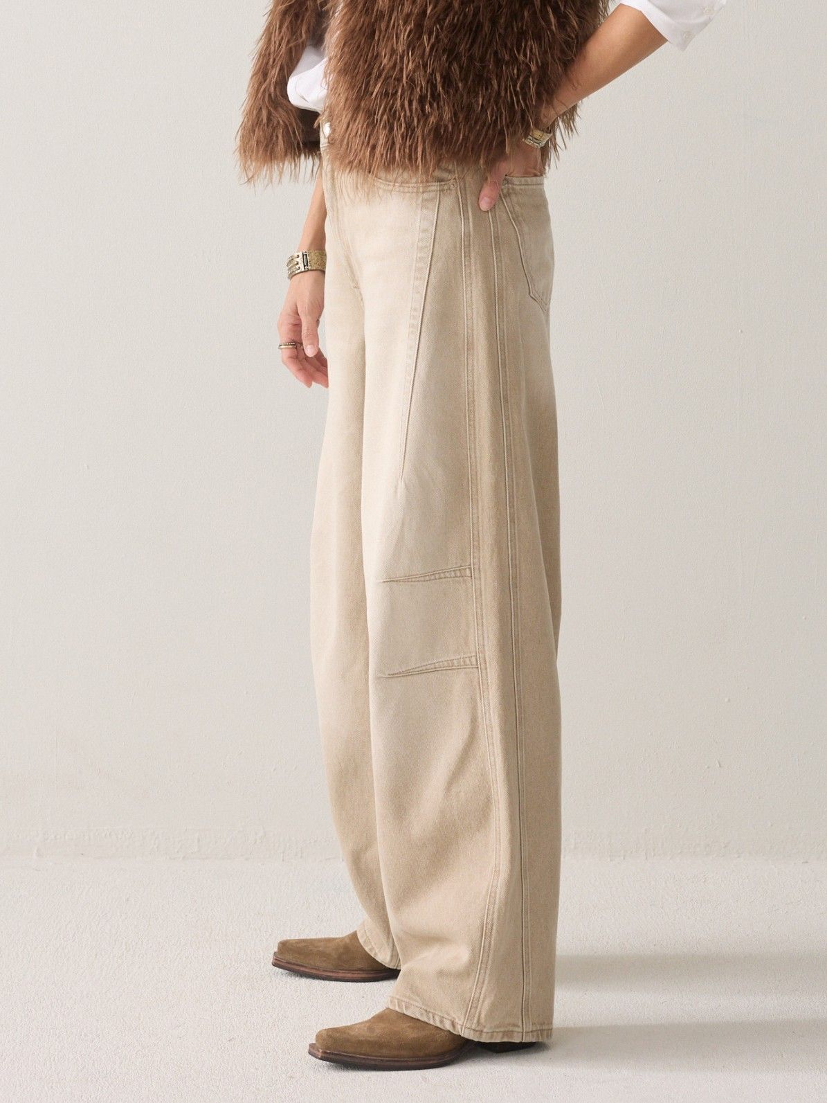 SUMMUM - JEANS - Beige