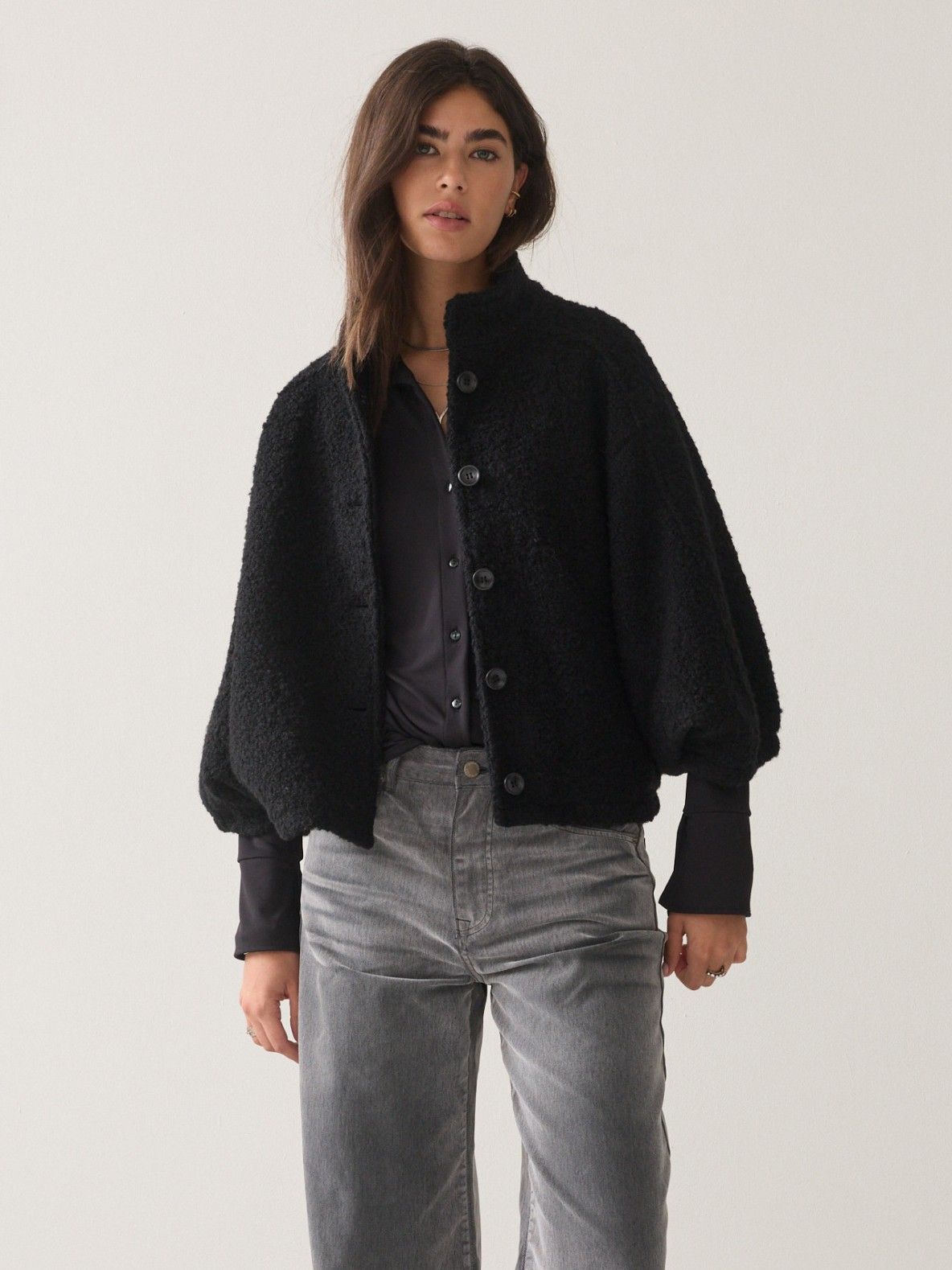 SUMMUM - BLAZER - Zwart