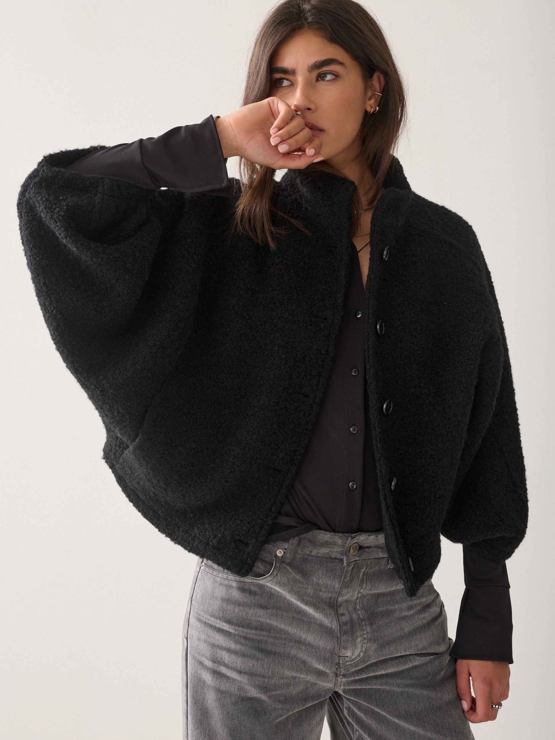 SUMMUM - BLAZER - Zwart
