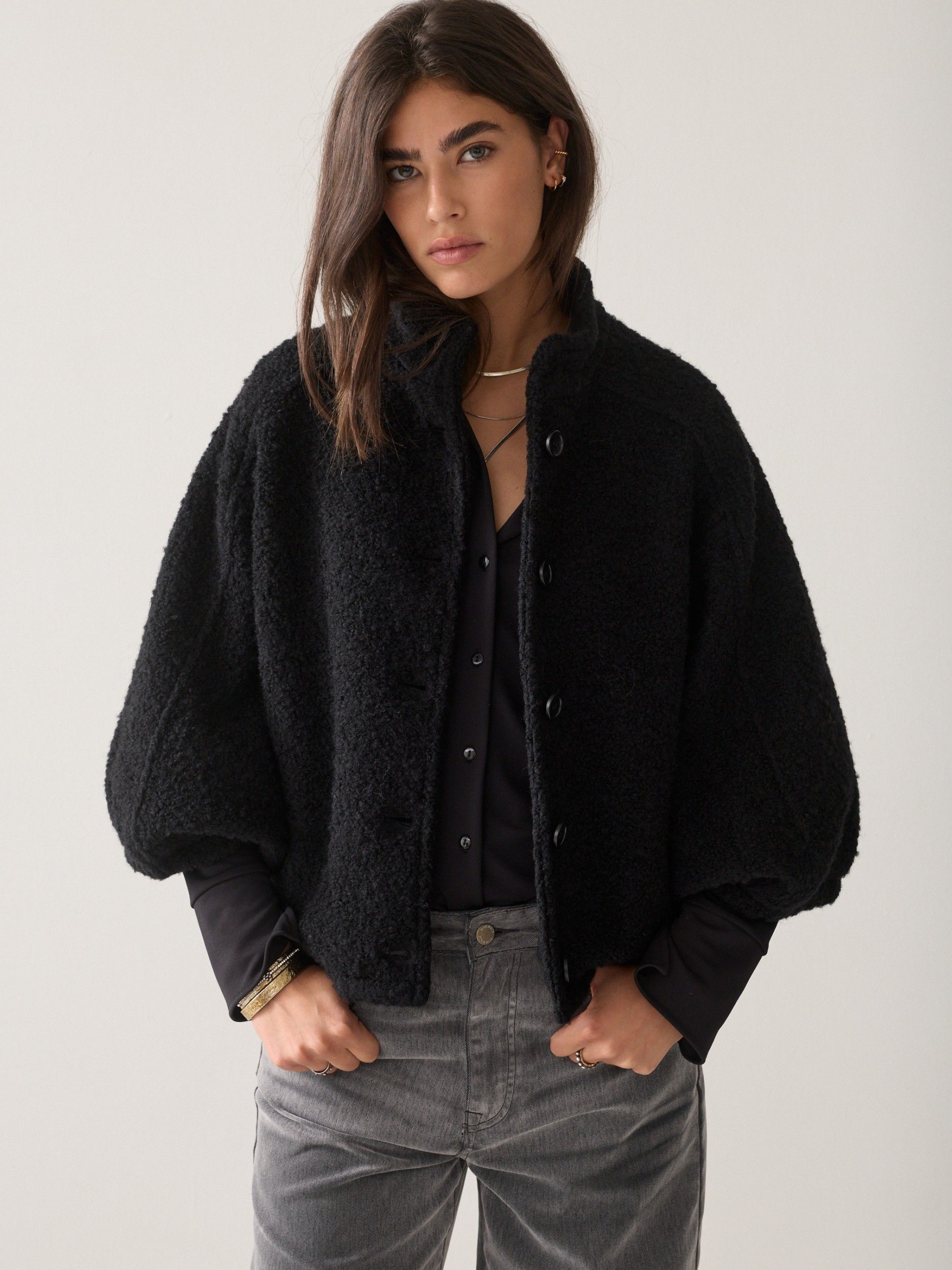 SUMMUM - BLAZER - Zwart