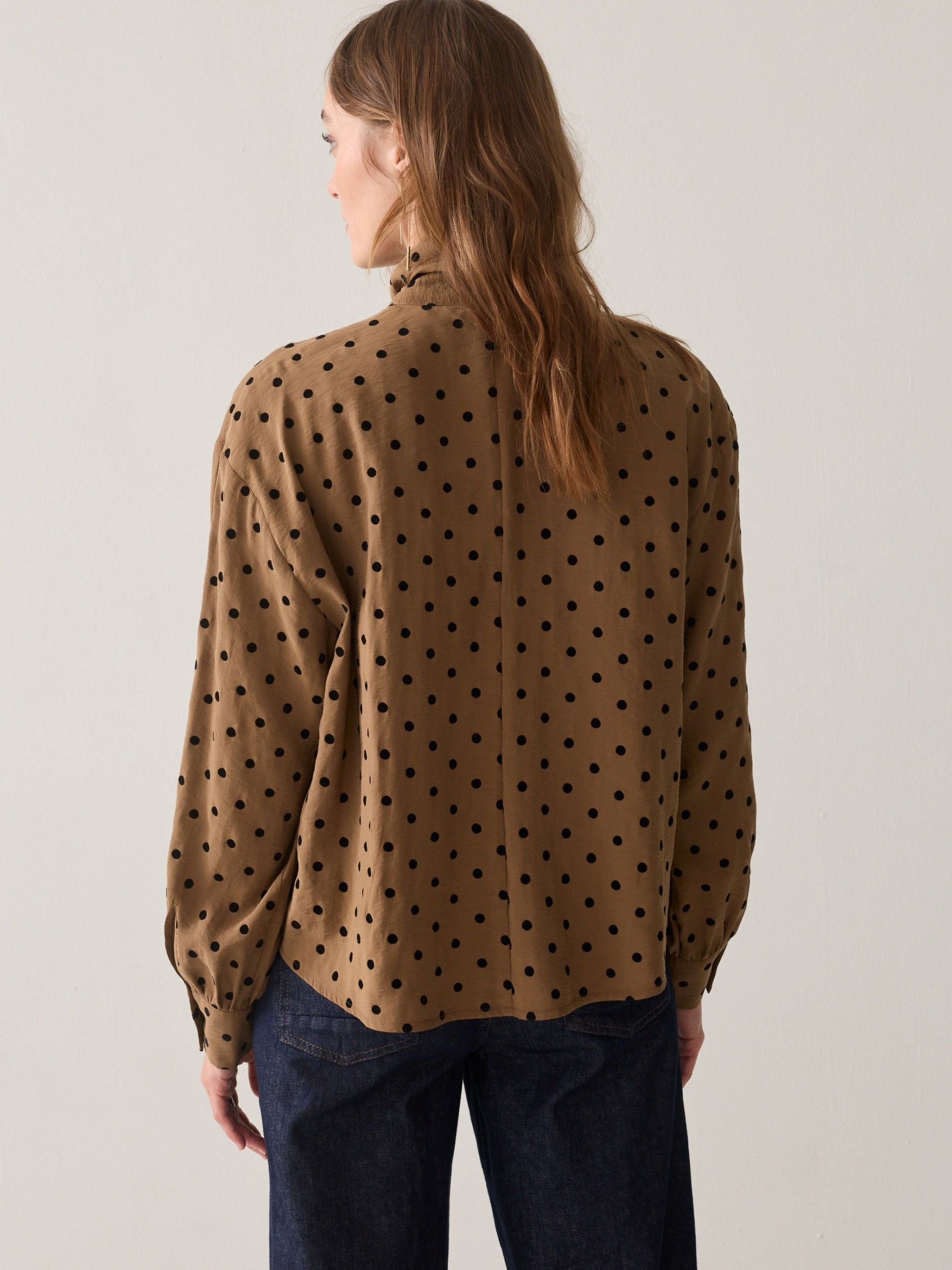 SUMMUM - BLOUSE - Bruin