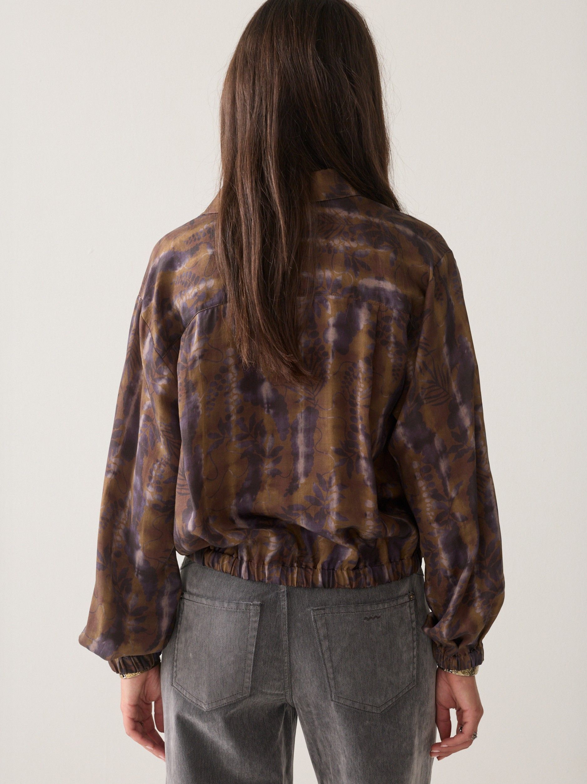 SUMMUM - BLOUSE - Bruin