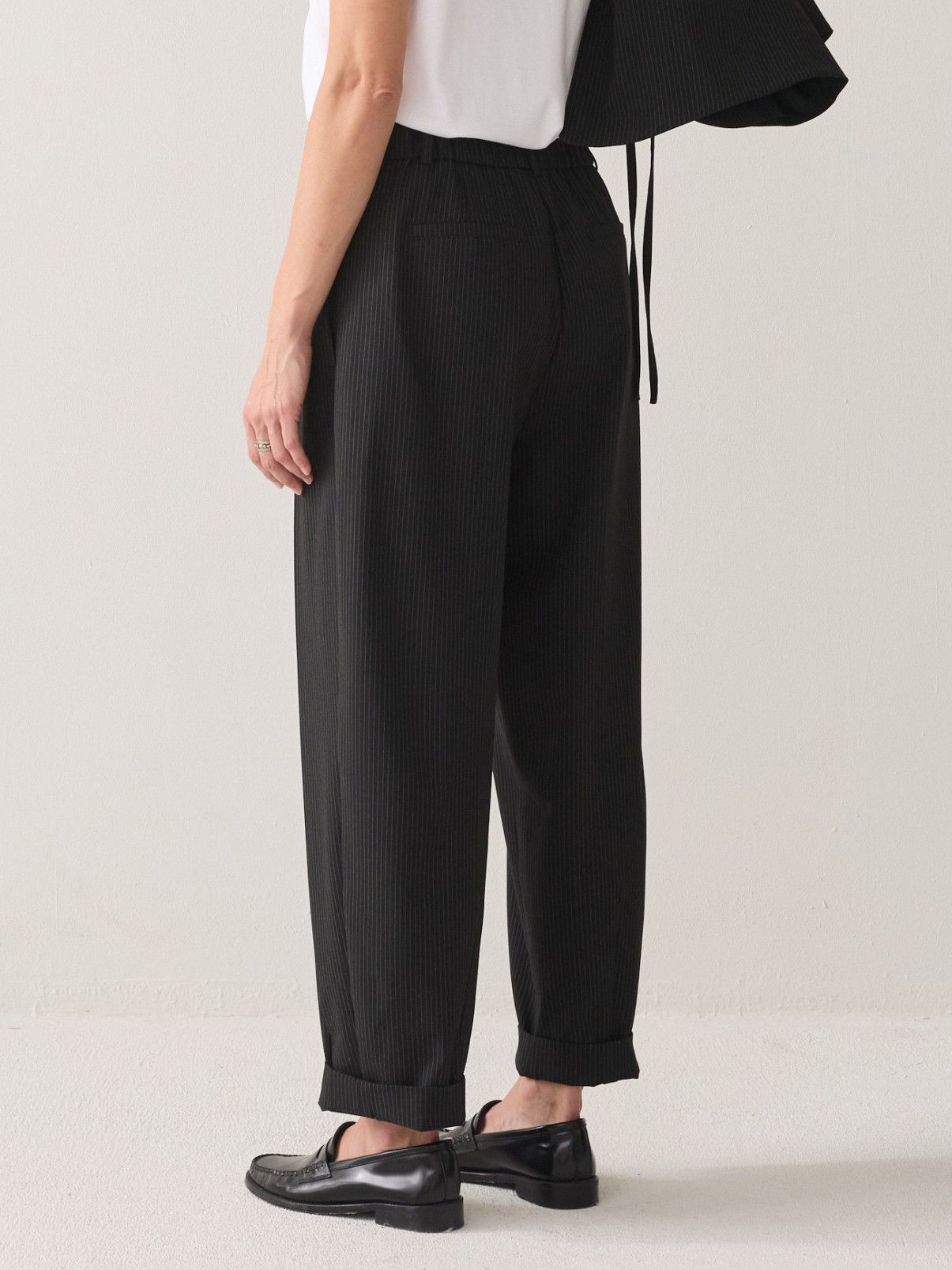 SUMMUM - BROEK - Zwart