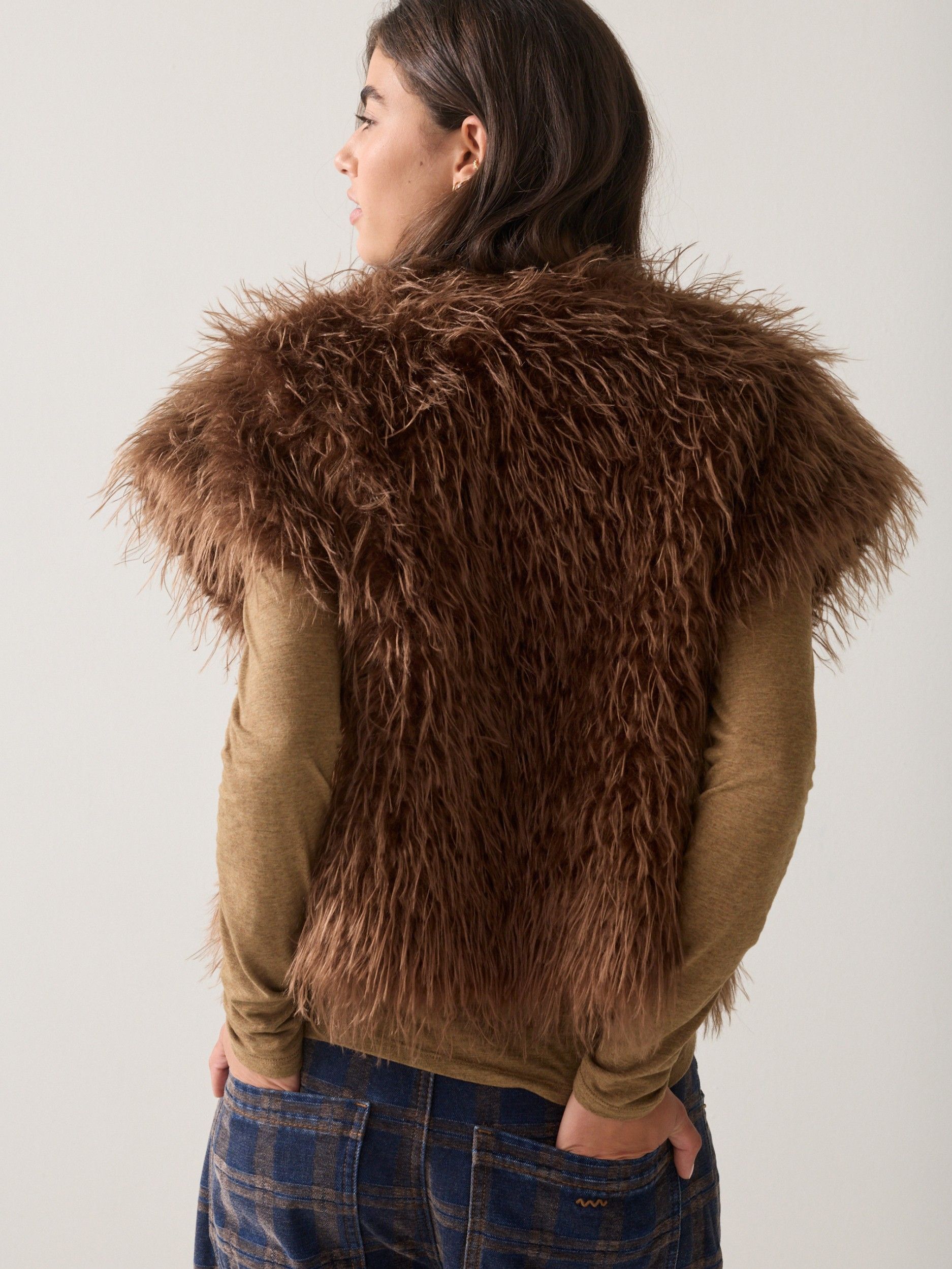 SUMMUM - GILET - Bruin