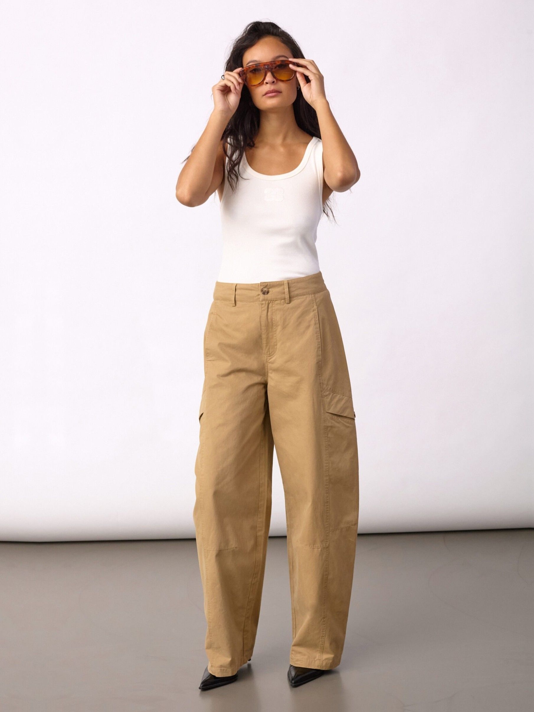 CO'COUTURE - BROEK - Beige