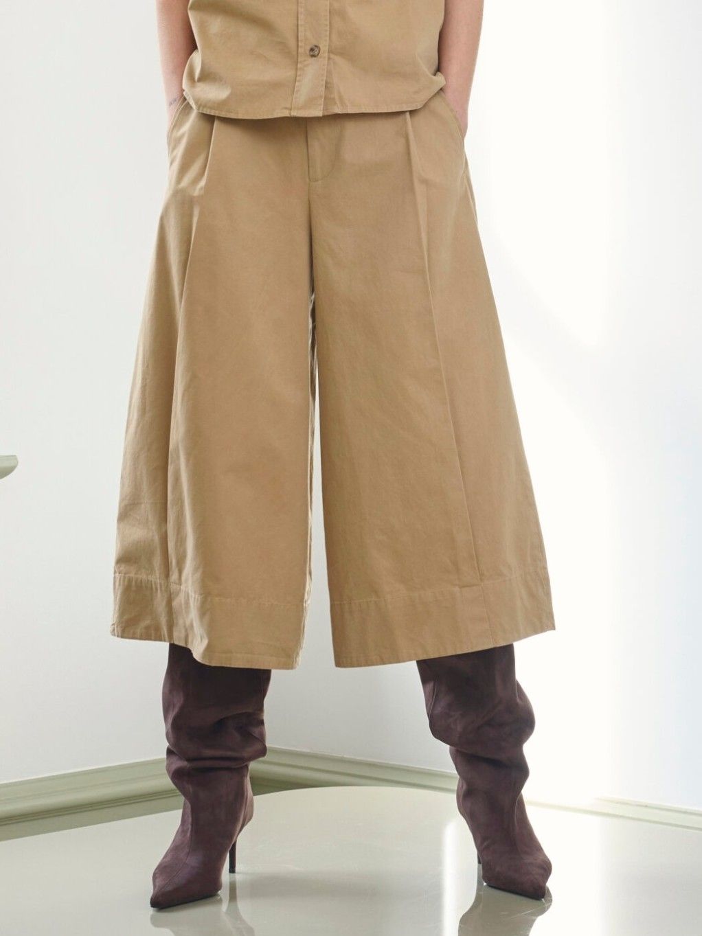 CO'COUTURE - BROEK - Beige