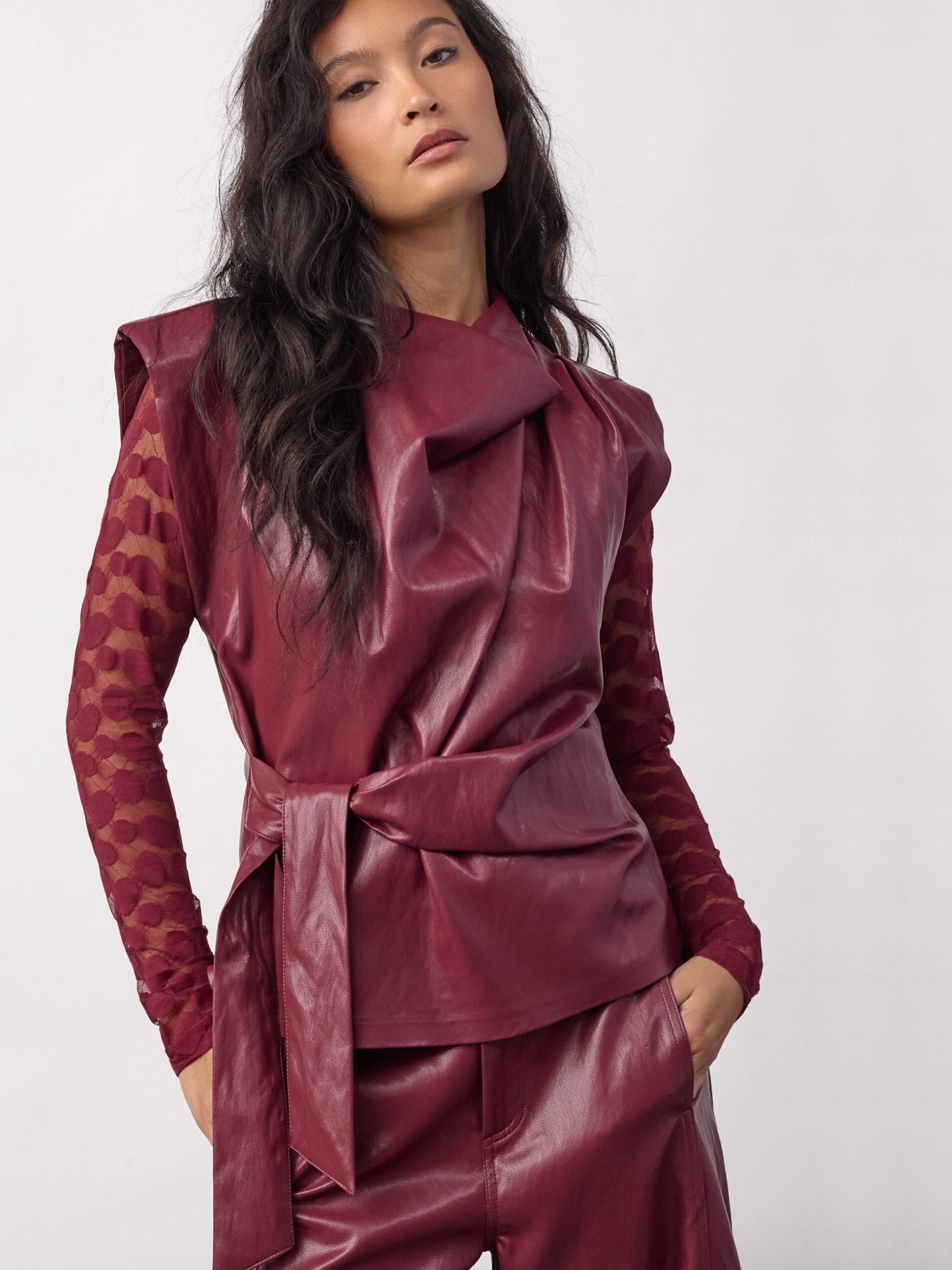 CO'COUTURE - SHIRT - Rood