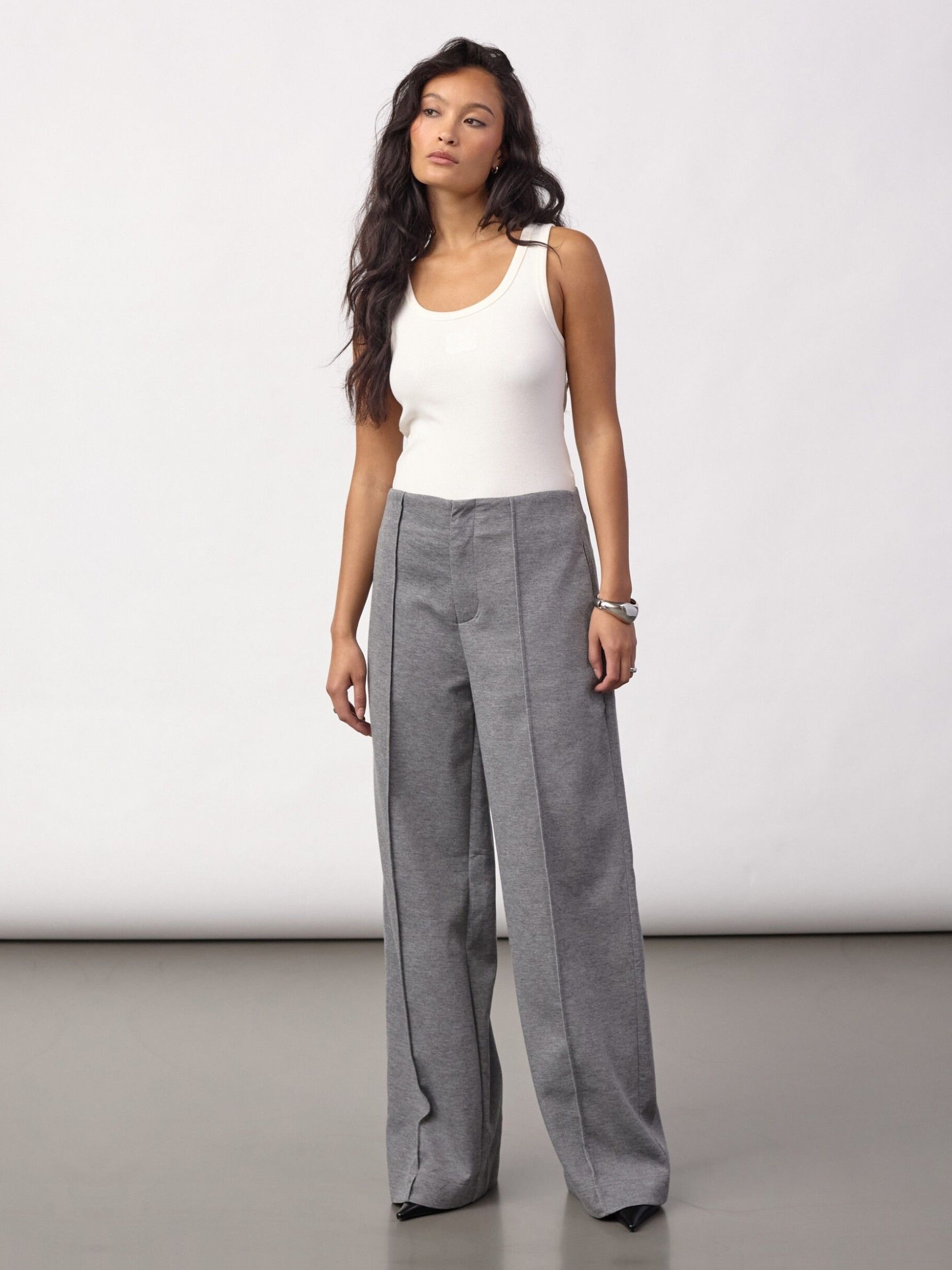 CO'COUTURE - BROEK - Grijs