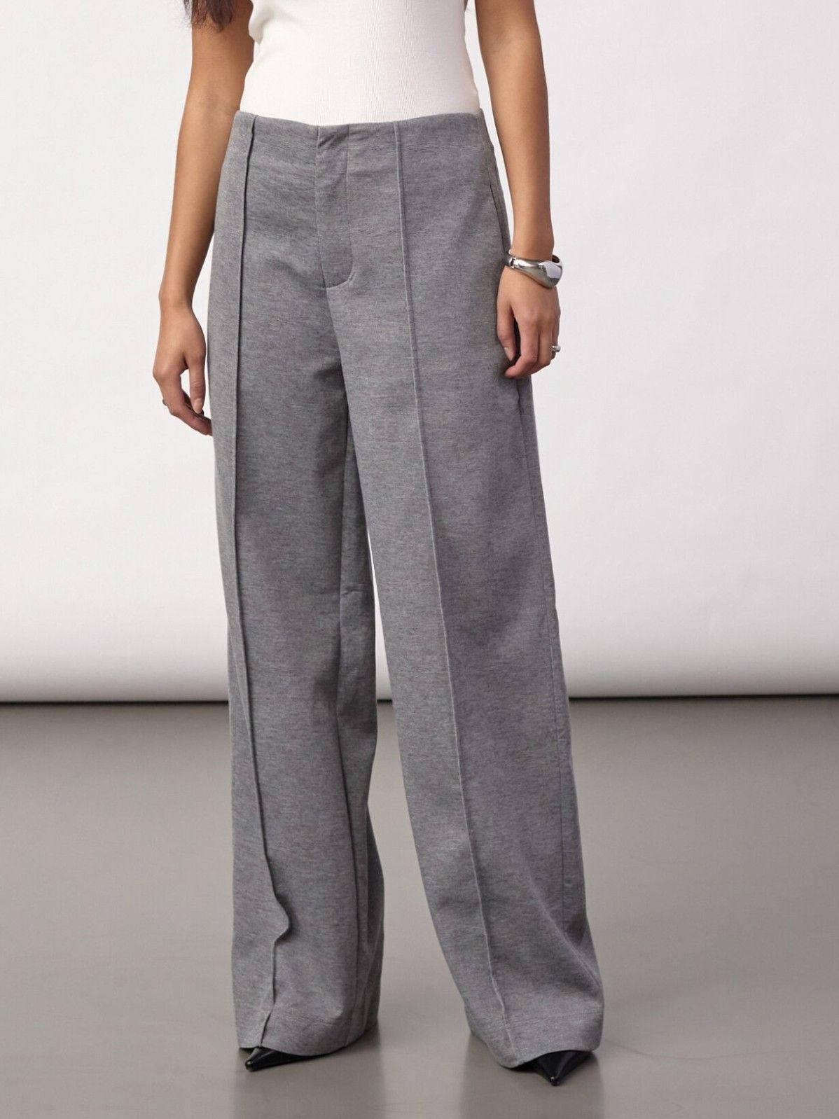 CO'COUTURE - BROEK - Grijs