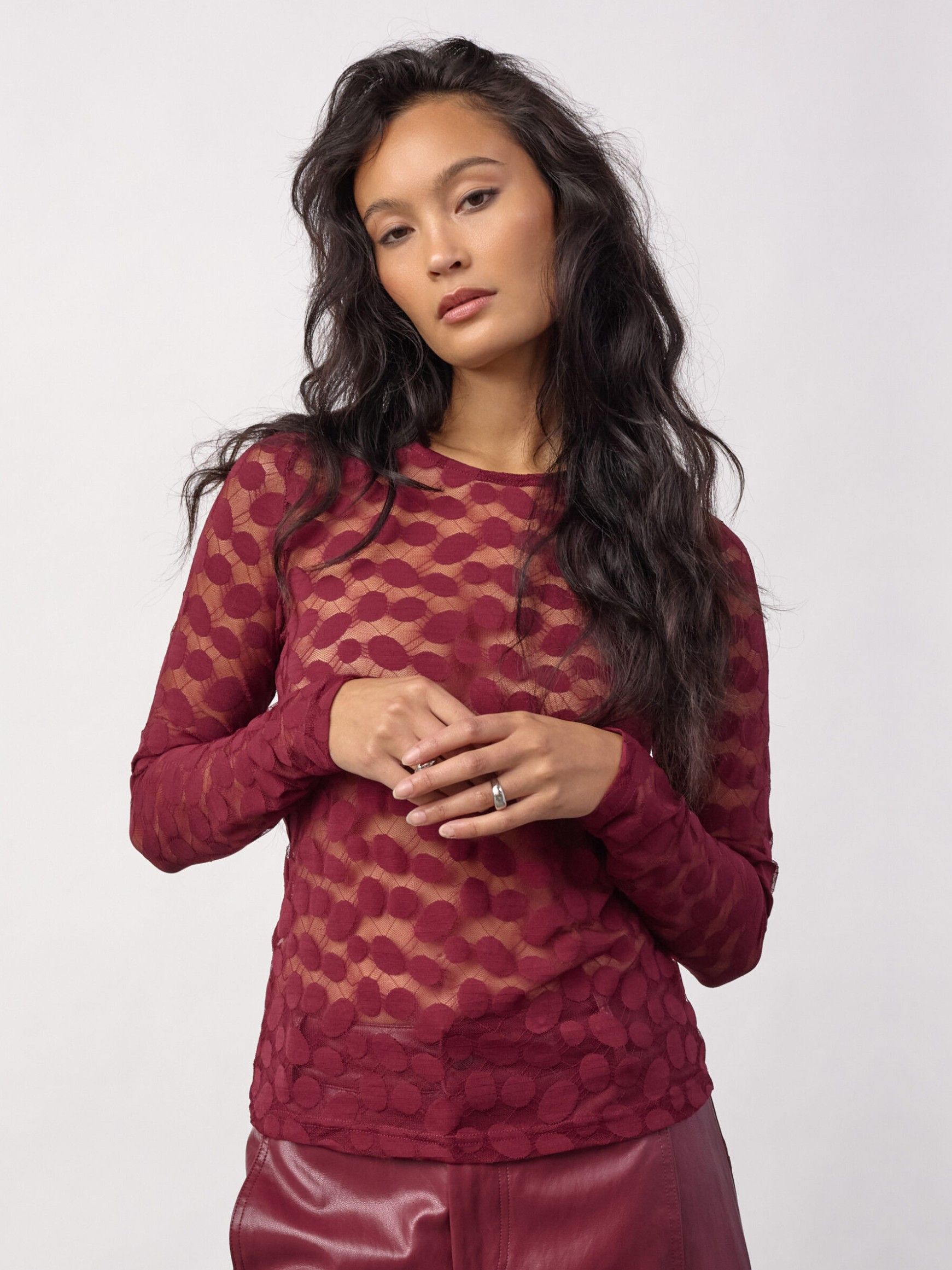 CO'COUTURE - SHIRT - Rood