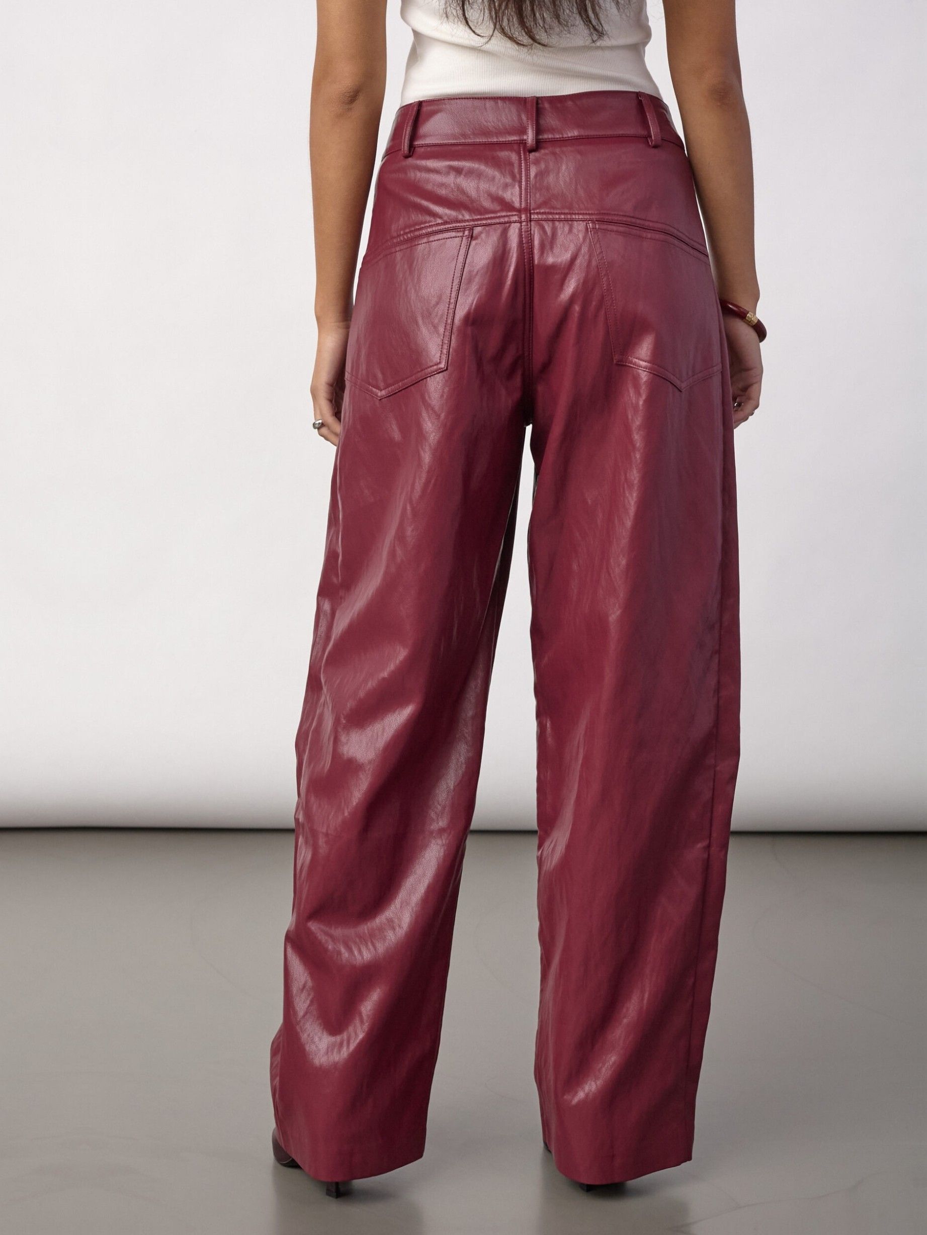 CO'COUTURE - BROEK - Rood