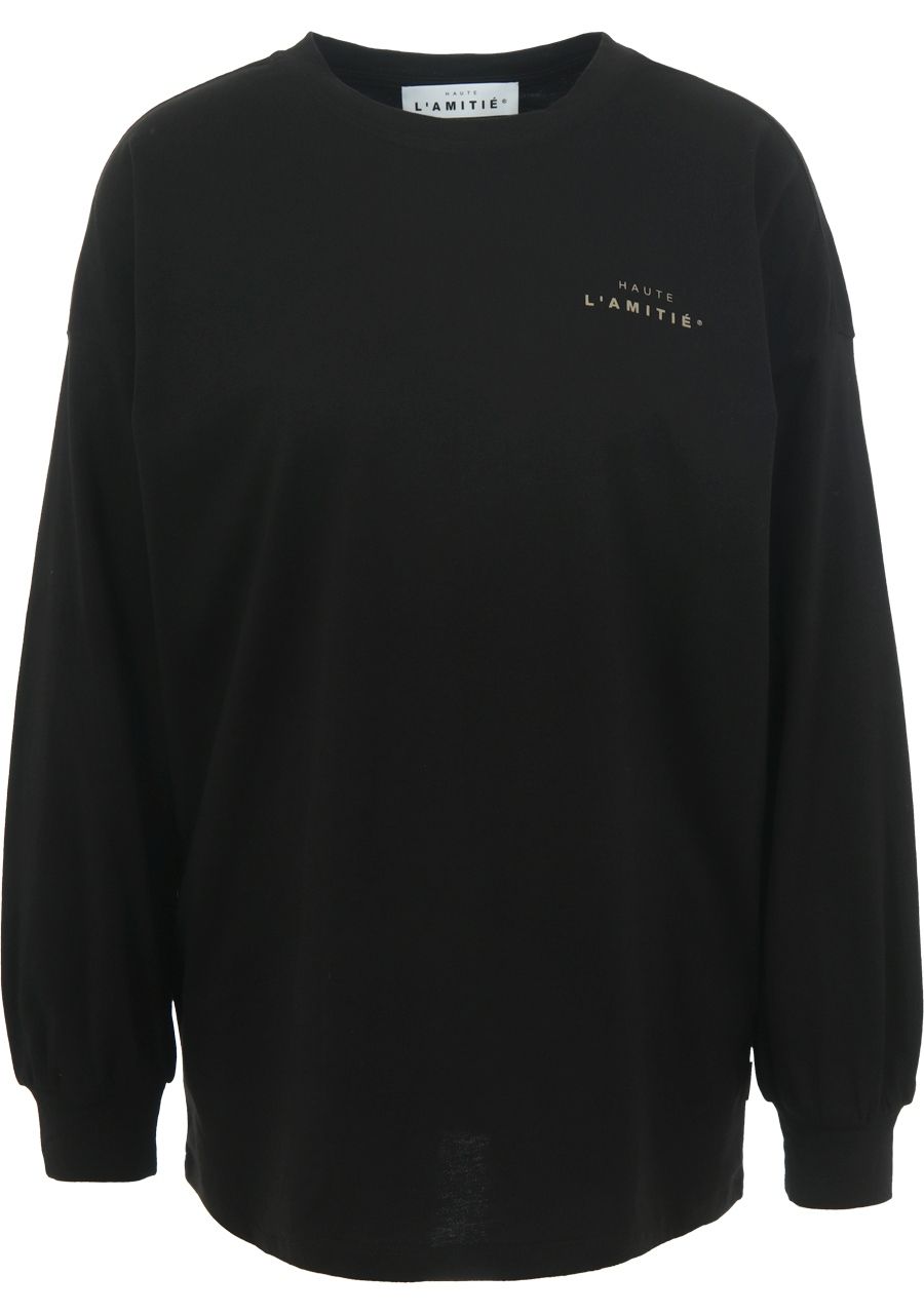 HAUTE L'AMITIÉ - SHIRT - Zwart