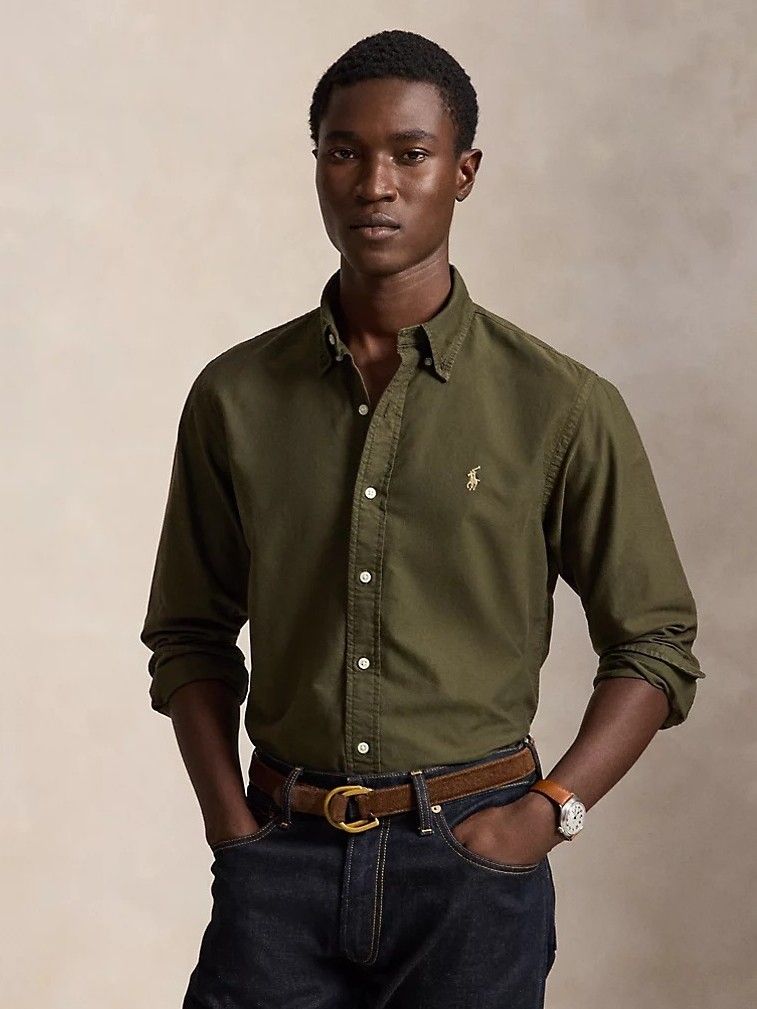 POLO RALPH LAUREN - OVERHEMD - Groen