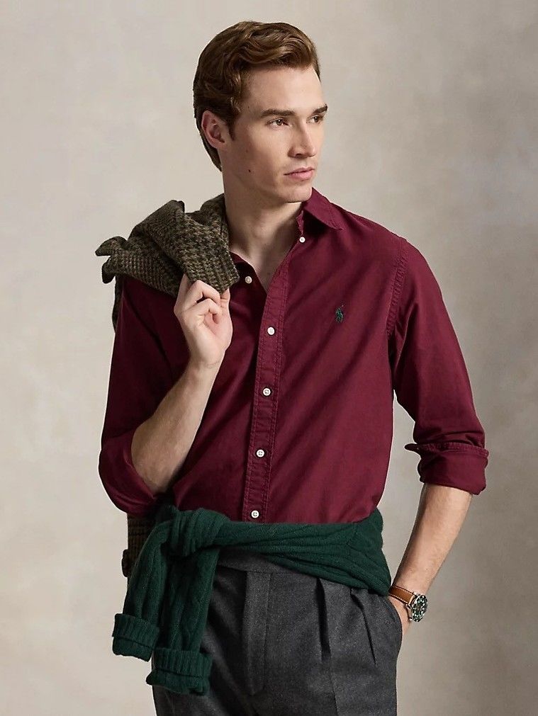 POLO RALPH LAUREN - OVERHEMD - Rood