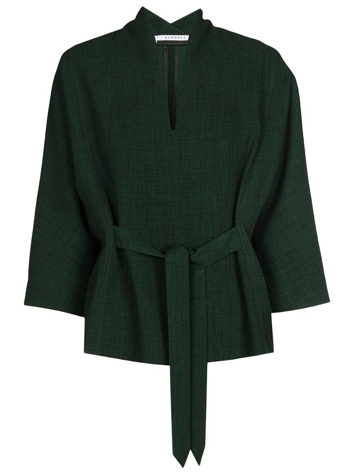 XANDRES - BLOUSE - Groen