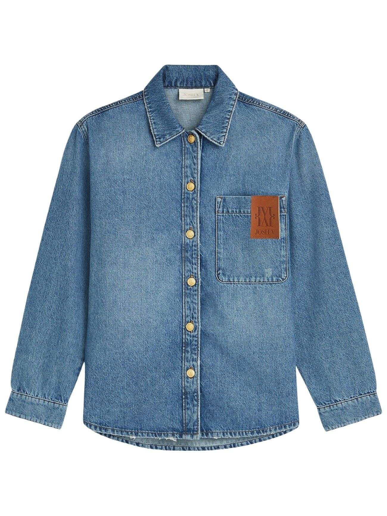 JOSH V - BLOUSE - Blauw
