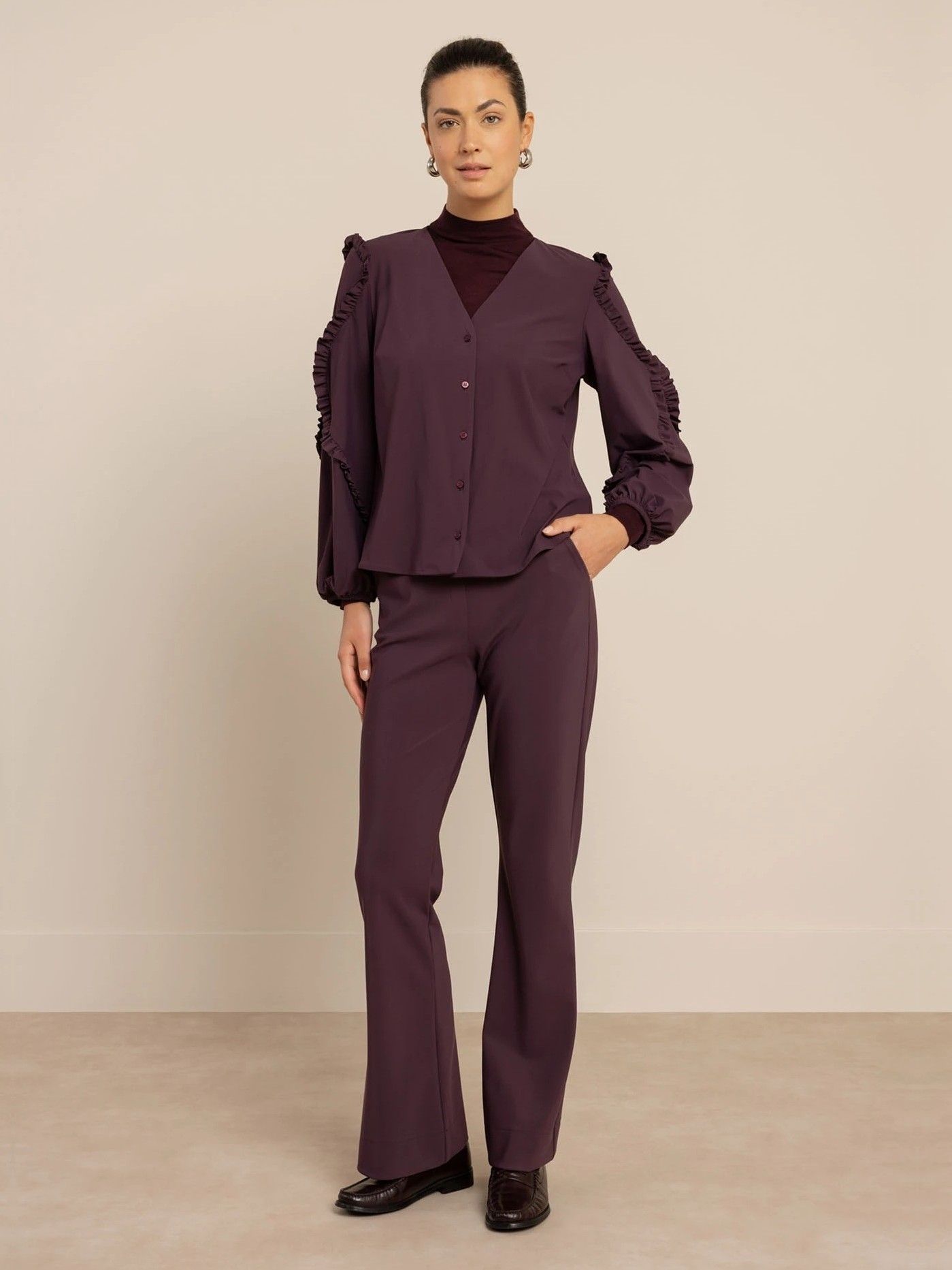 STUDIO ANNELOES - BROEK - Paars