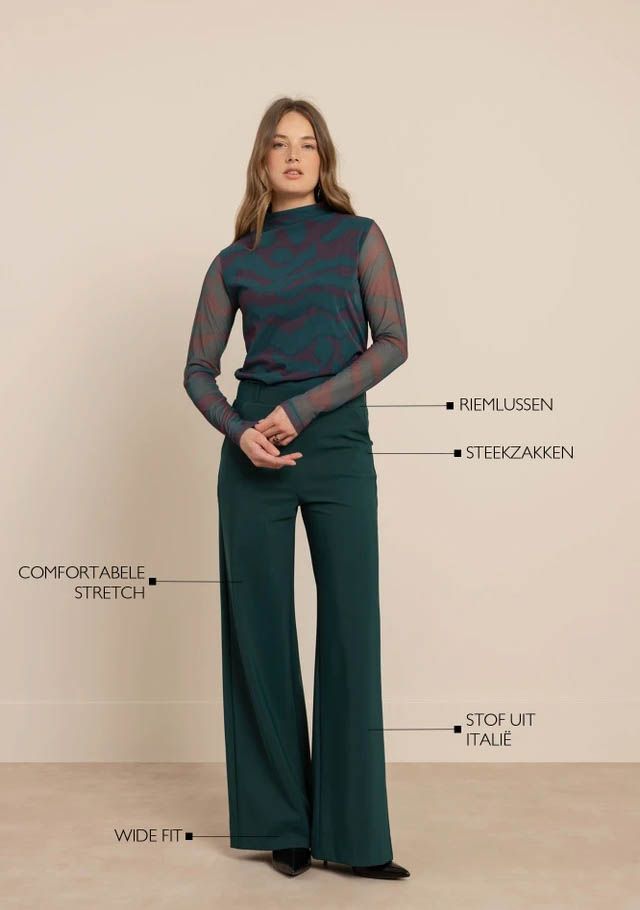 STUDIO ANNELOES - BROEK - Groen