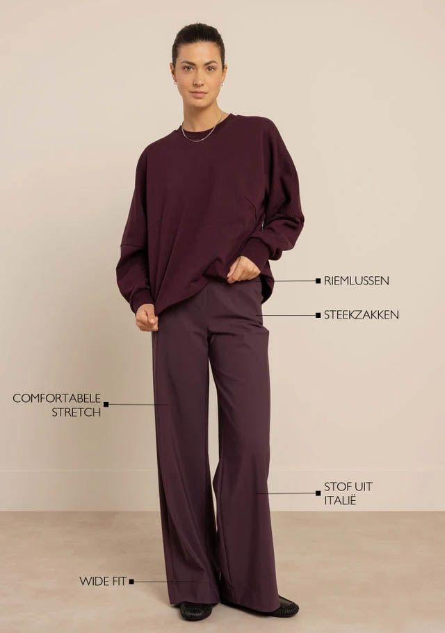 STUDIO ANNELOES - BROEK - Paars