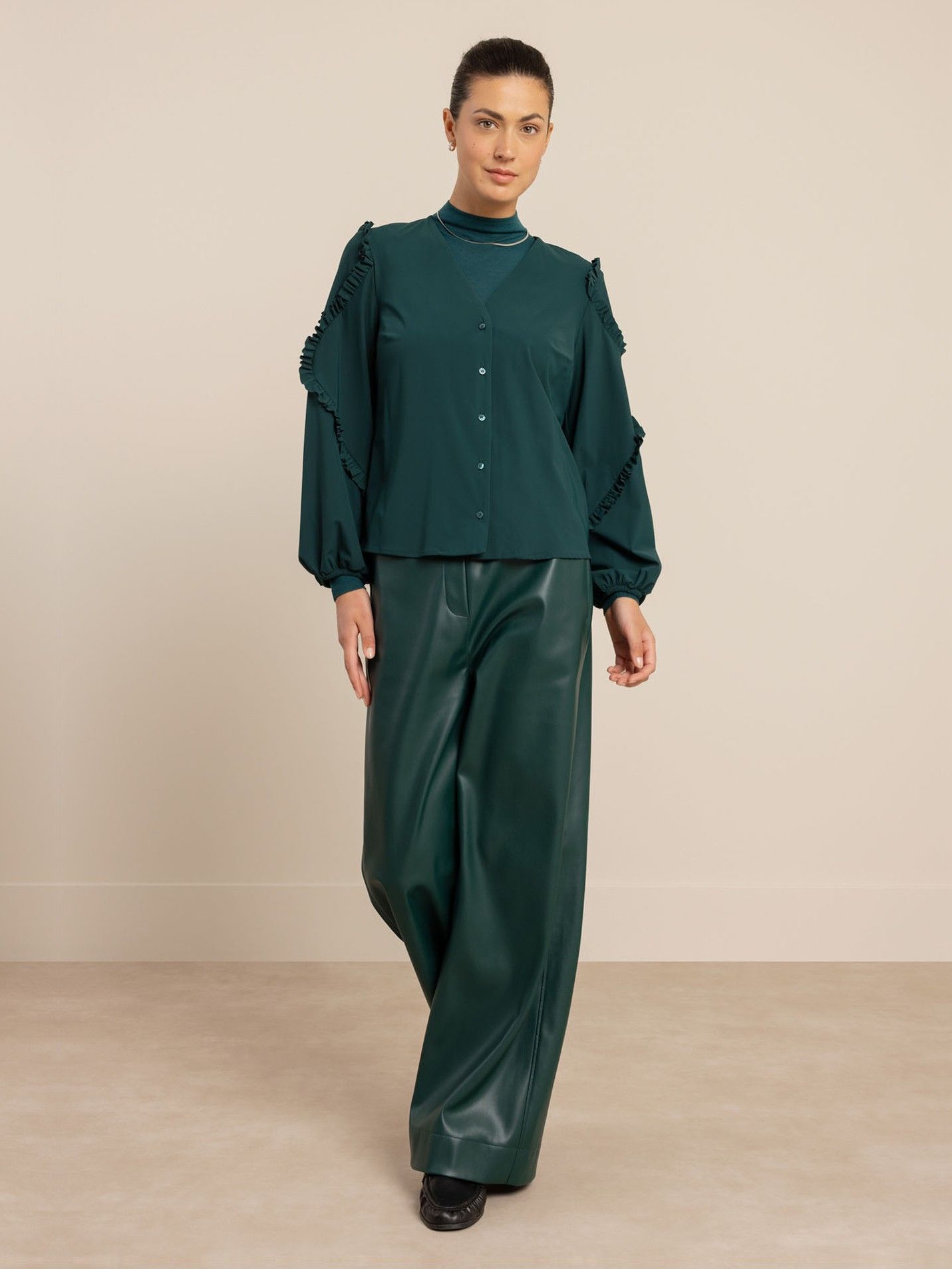 STUDIO ANNELOES - BLOUSE - Groen