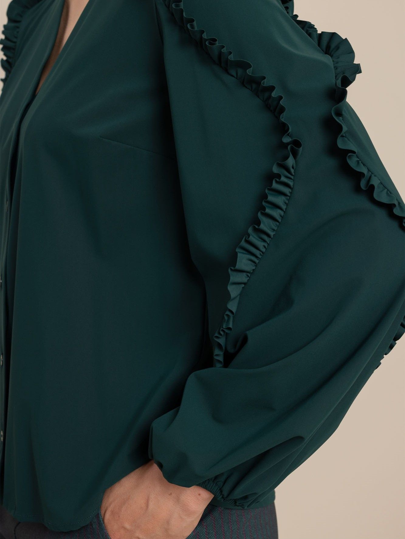 STUDIO ANNELOES - BLOUSE - Groen