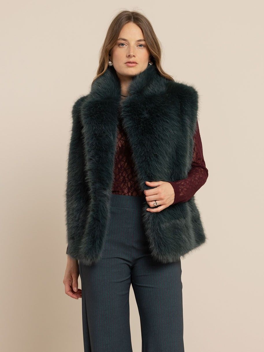 STUDIO ANNELOES - GILET - Groen