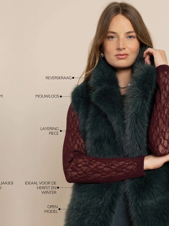STUDIO ANNELOES - GILET - Groen