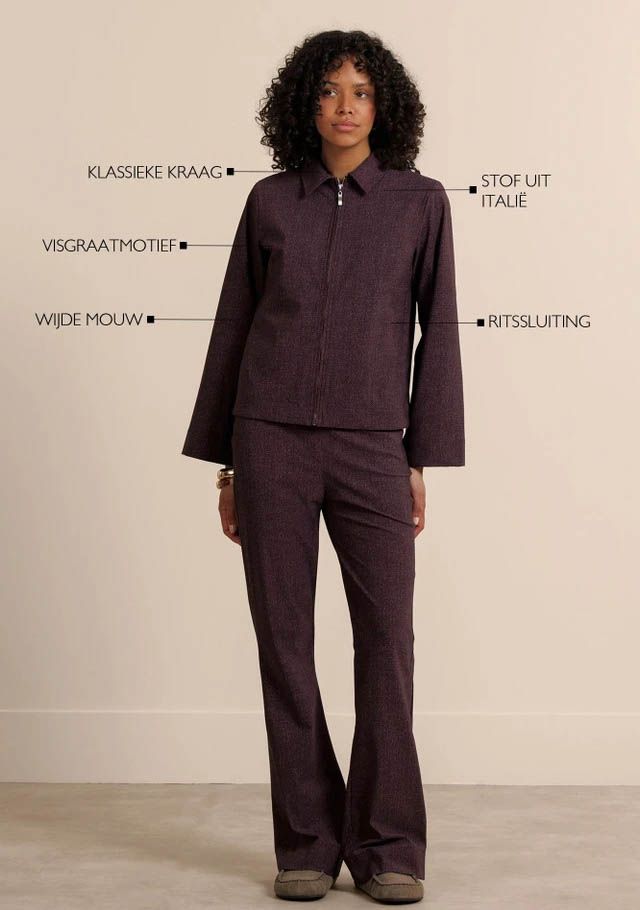 STUDIO ANNELOES - BLAZER - Paars