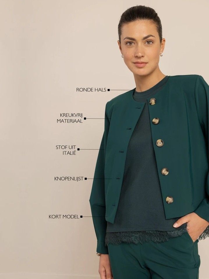 STUDIO ANNELOES - BLAZER - Groen