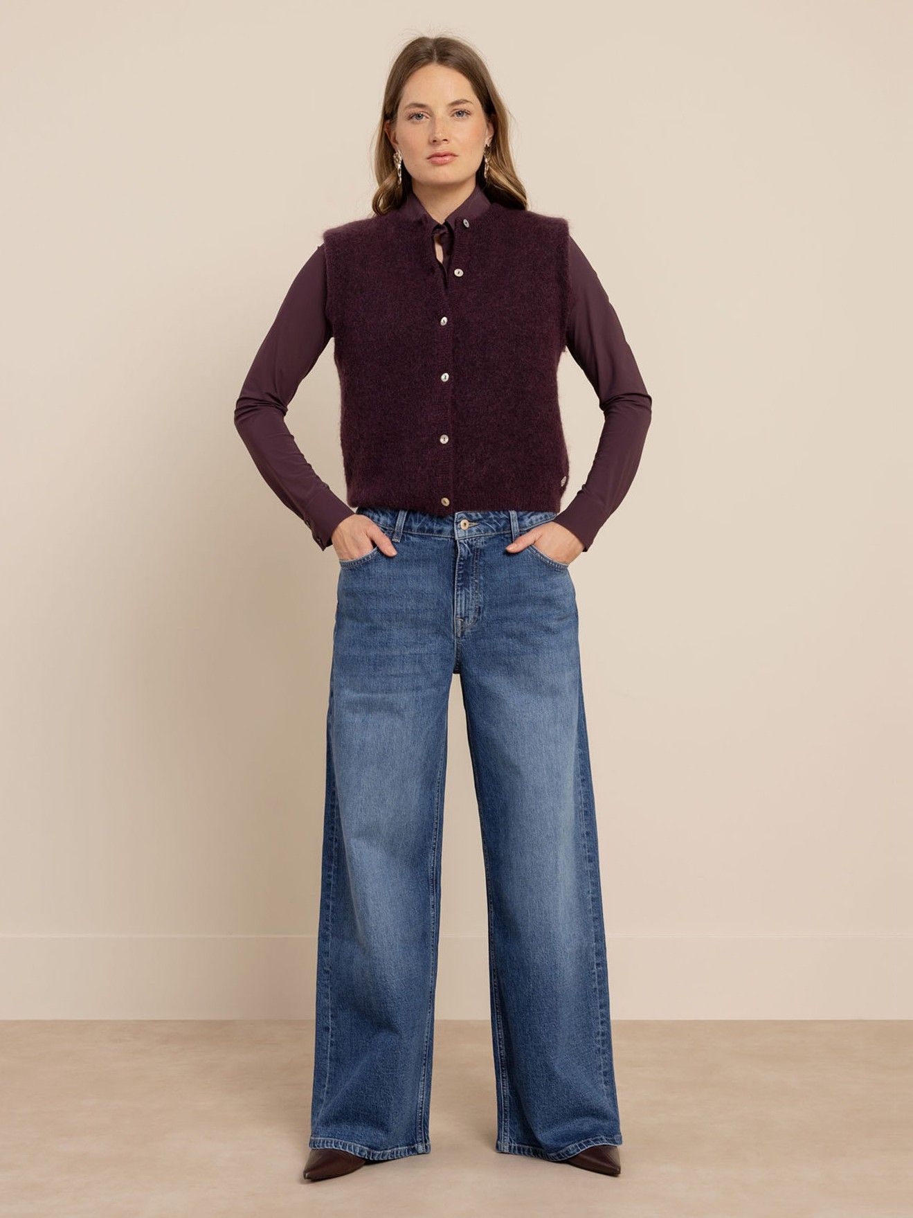 STUDIO ANNELOES - VEST - Paars