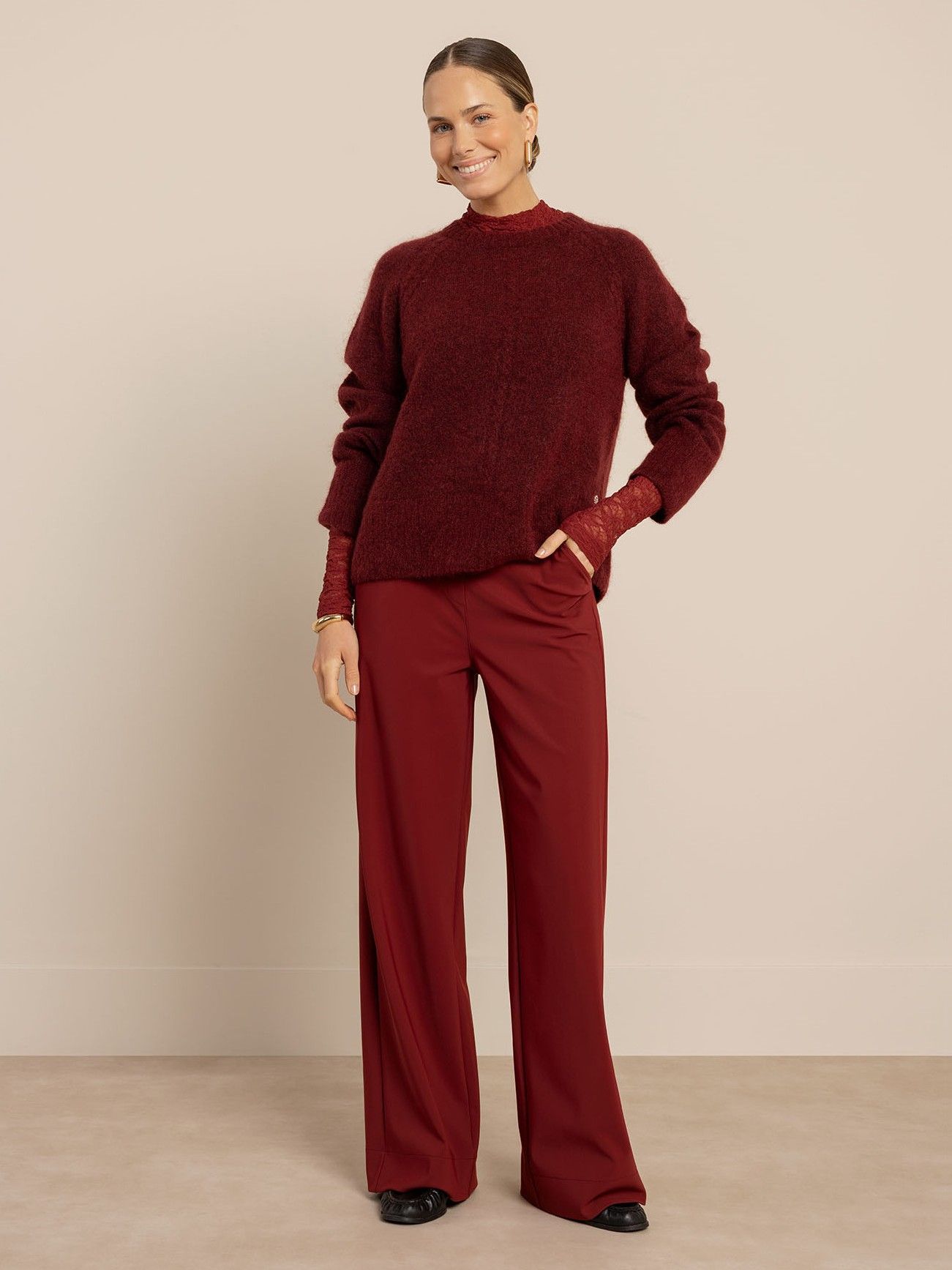 STUDIO ANNELOES - BROEK - Rood