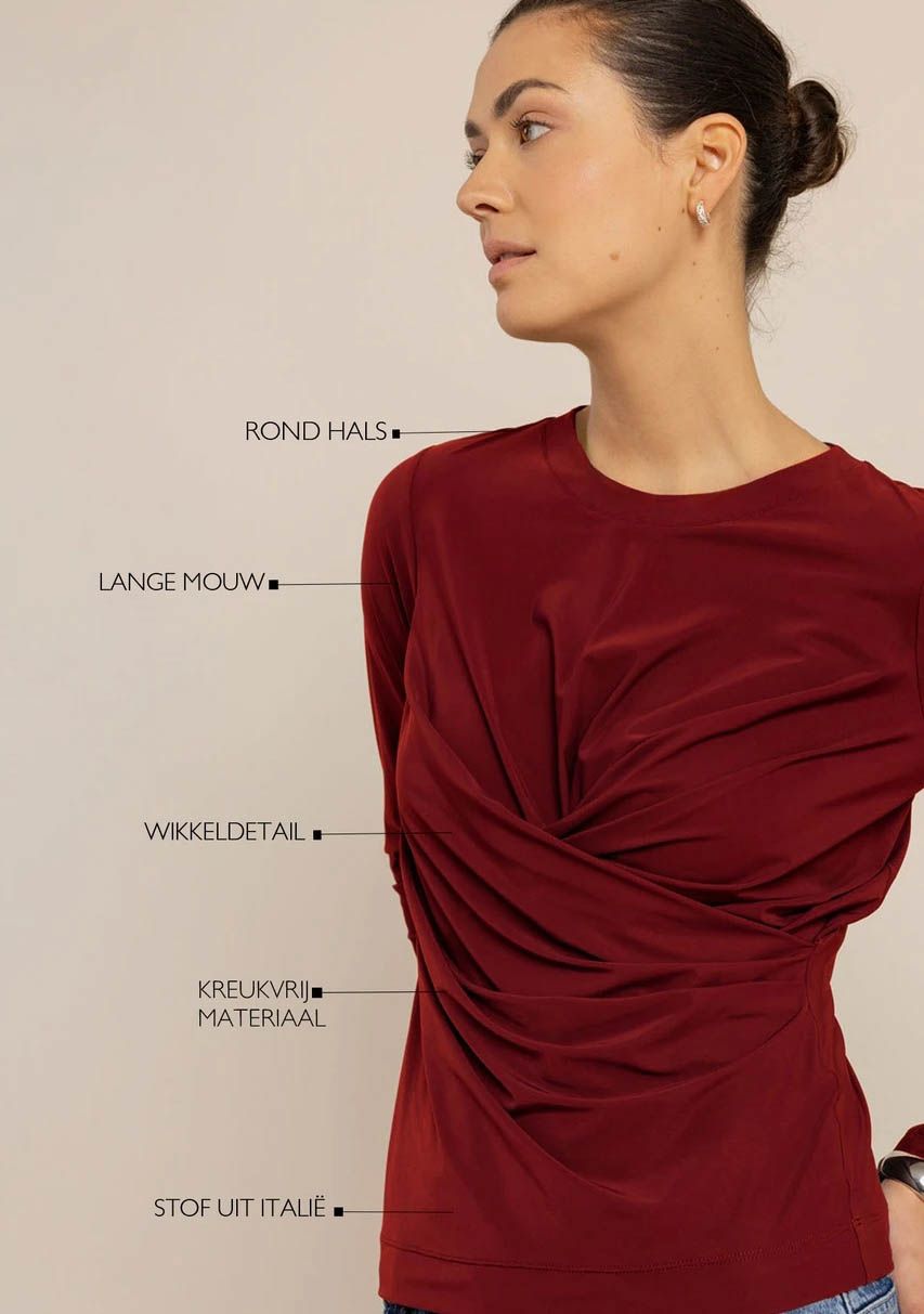 STUDIO ANNELOES - SHIRT - Rood