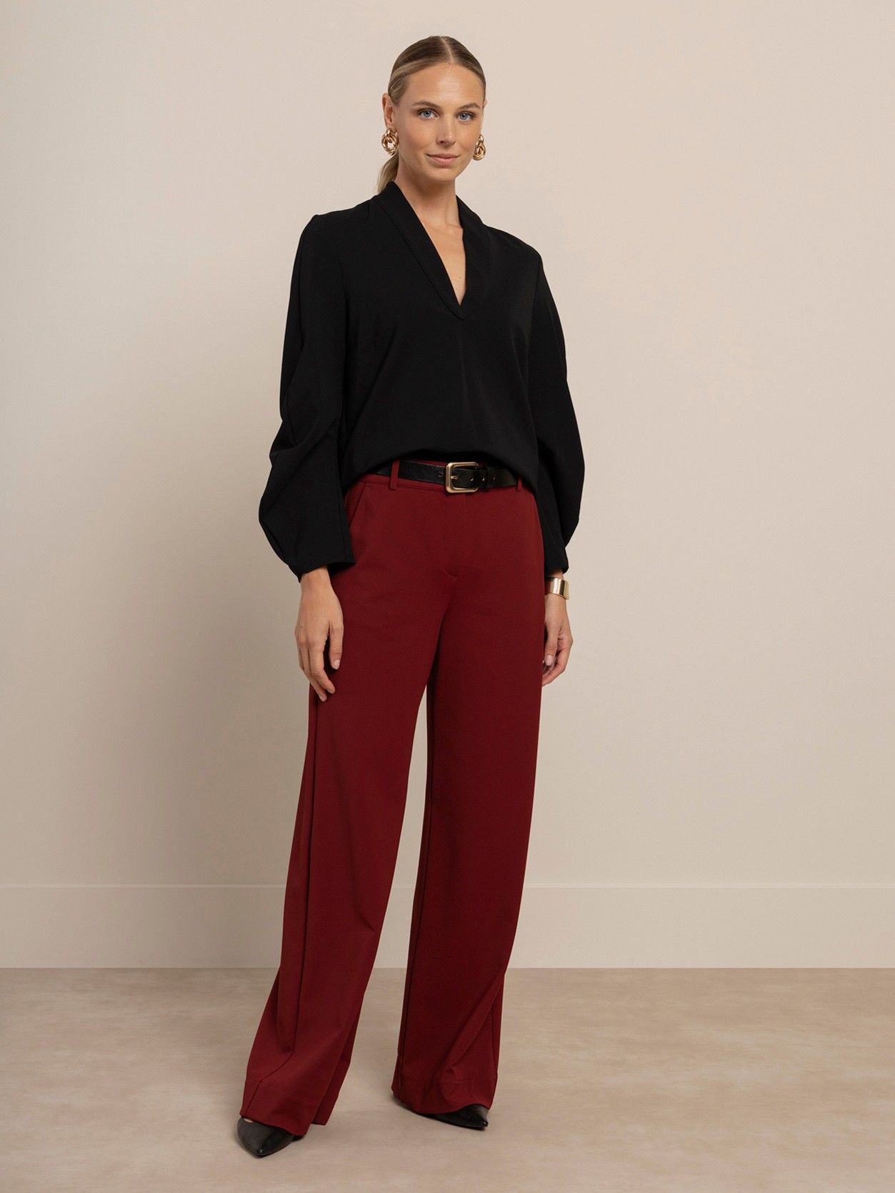 STUDIO ANNELOES - BROEK - Rood