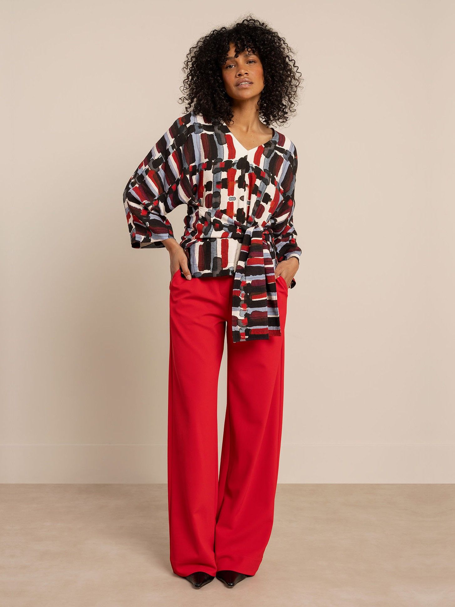 STUDIO ANNELOES - BROEK - Rood