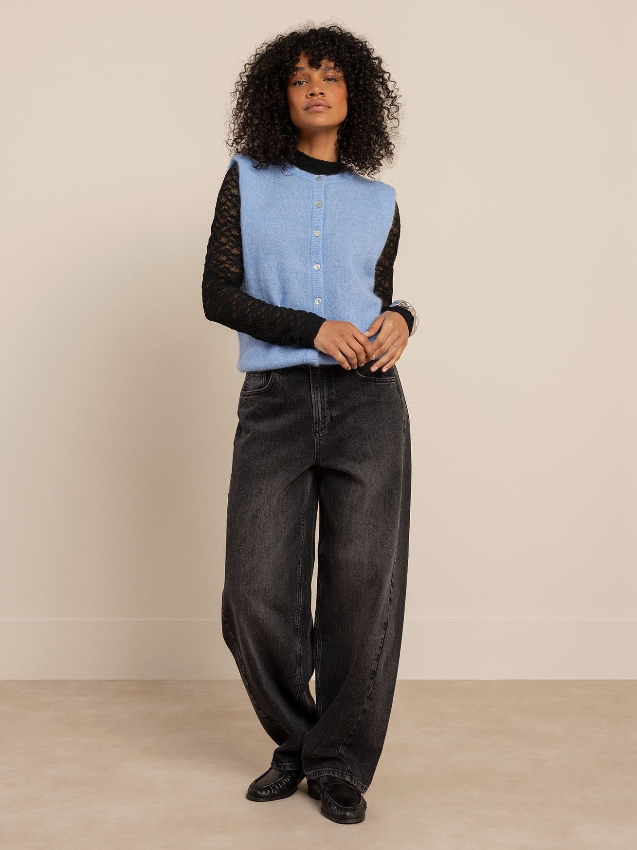 STUDIO ANNELOES - SHIRT - Zwart