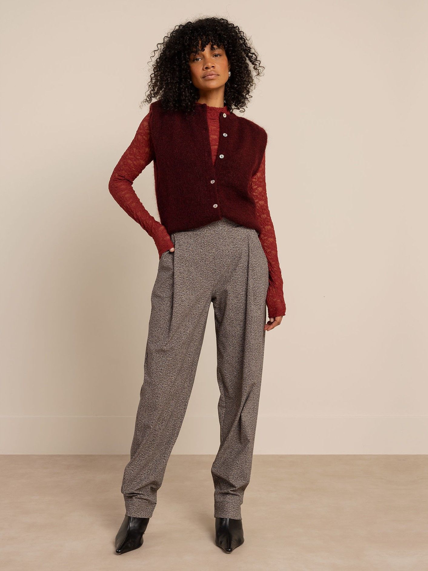 STUDIO ANNELOES - VEST - Rood