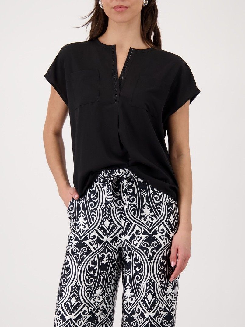MONARI - BLOUSE - Zwart