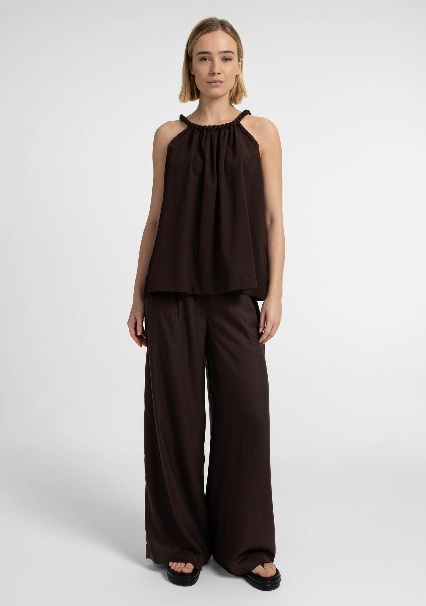 YAYA - BROEK - Bruin