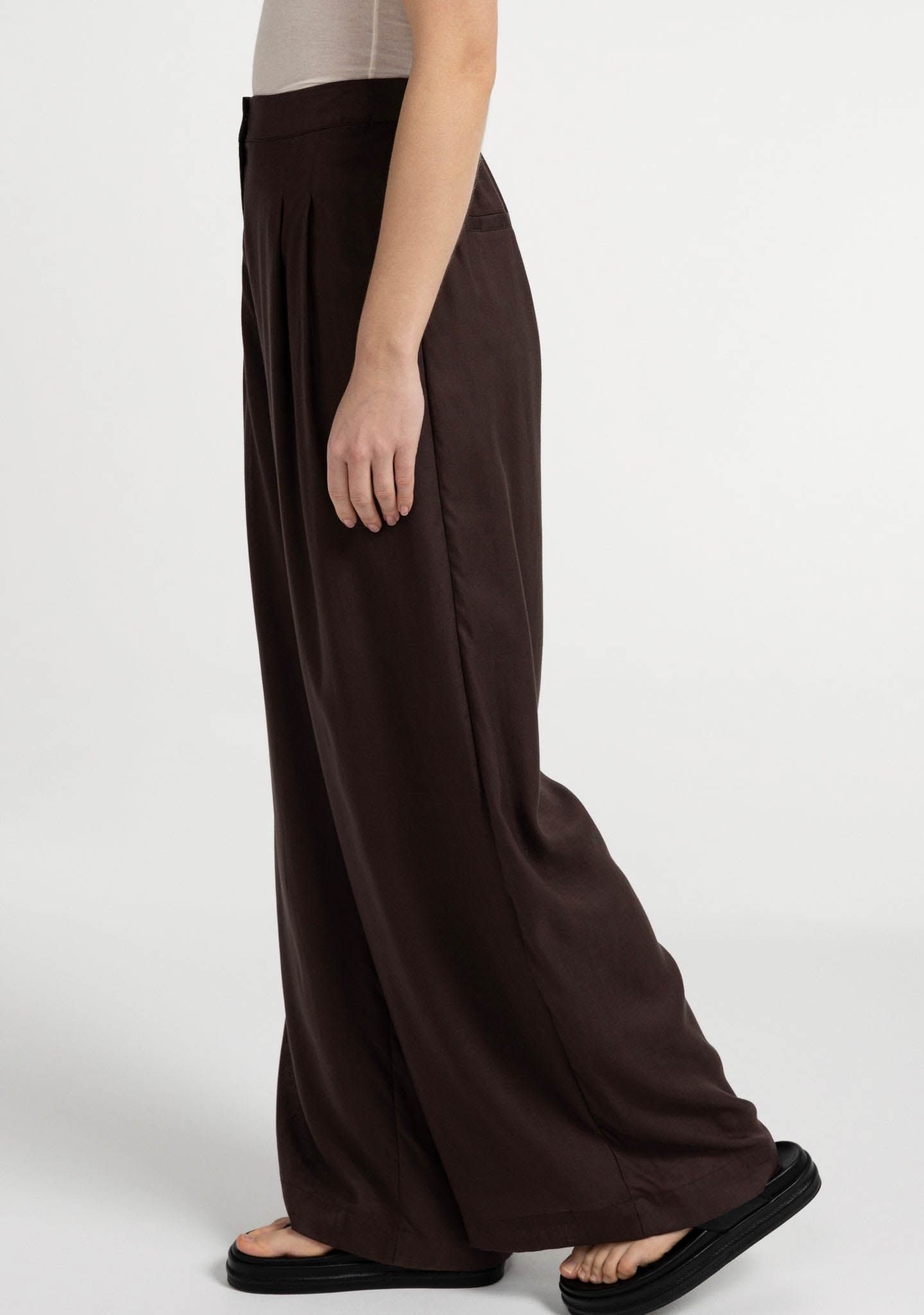 YAYA - BROEK - Bruin