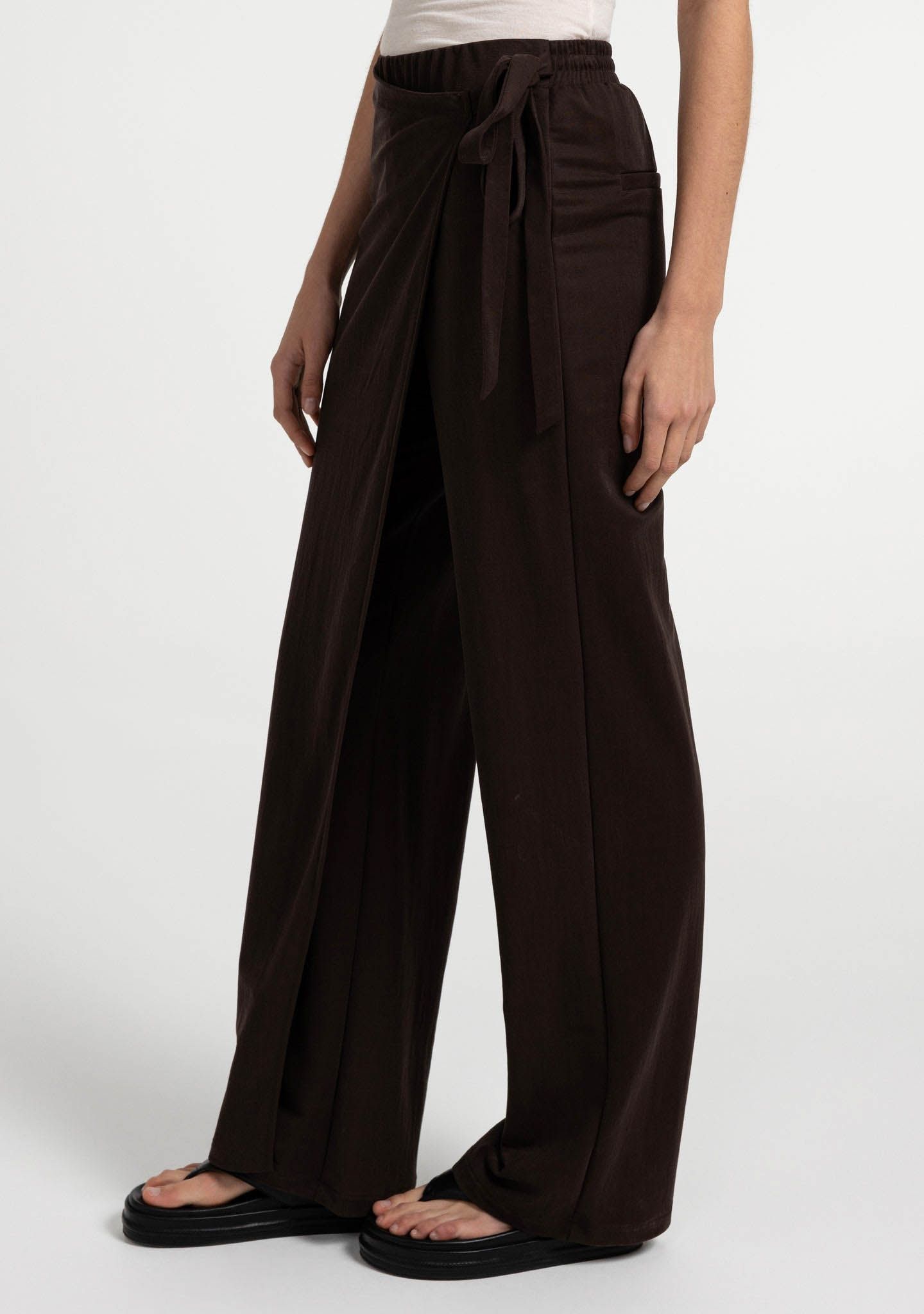 YAYA - BROEK - Bruin
