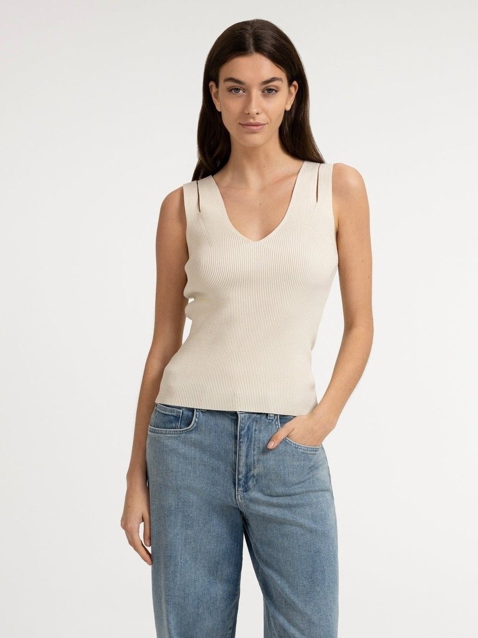 YAYA - SHIRT - Beige