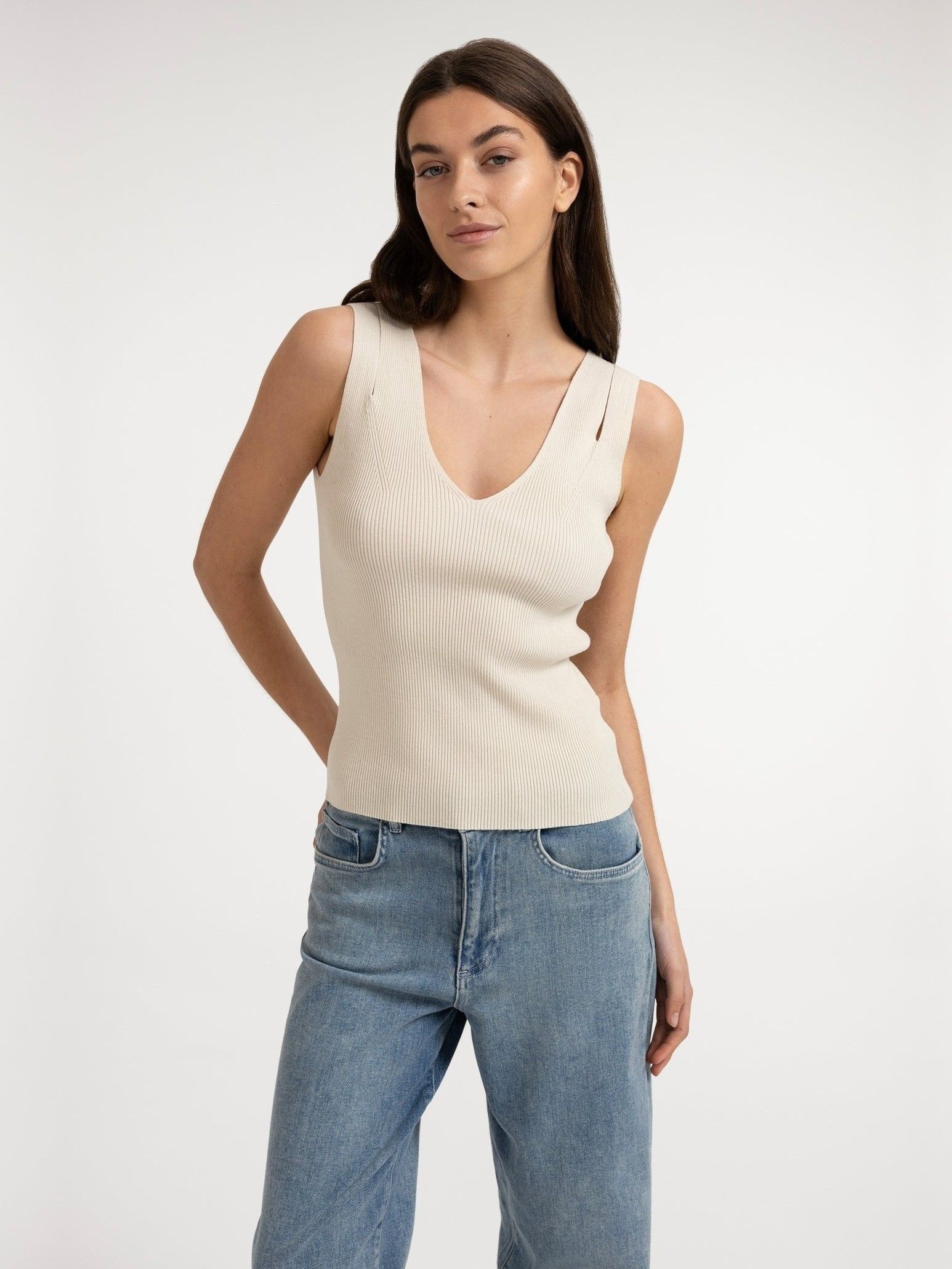 YAYA - SHIRT - Beige