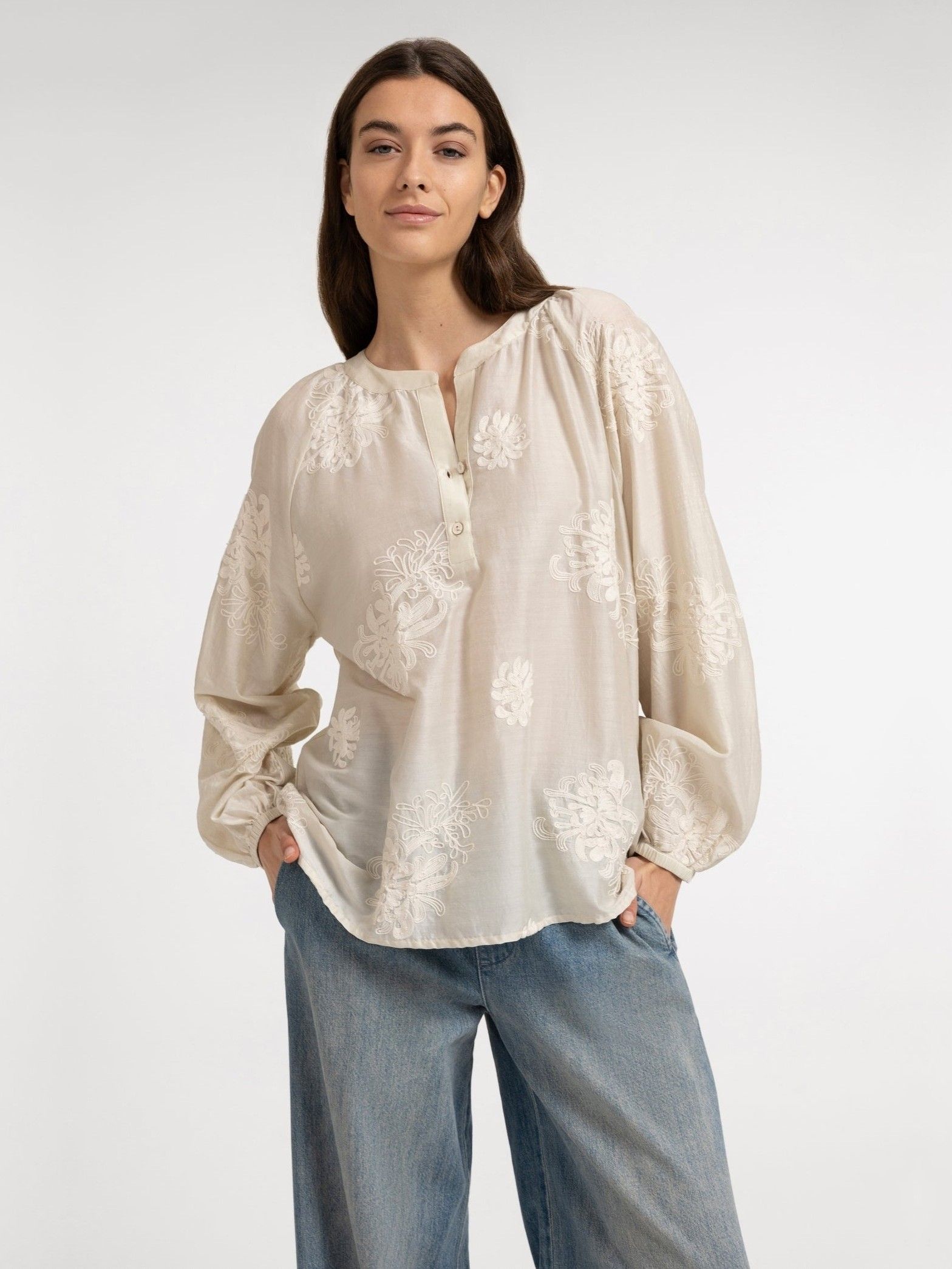 YAYA - BLOUSE - Beige
