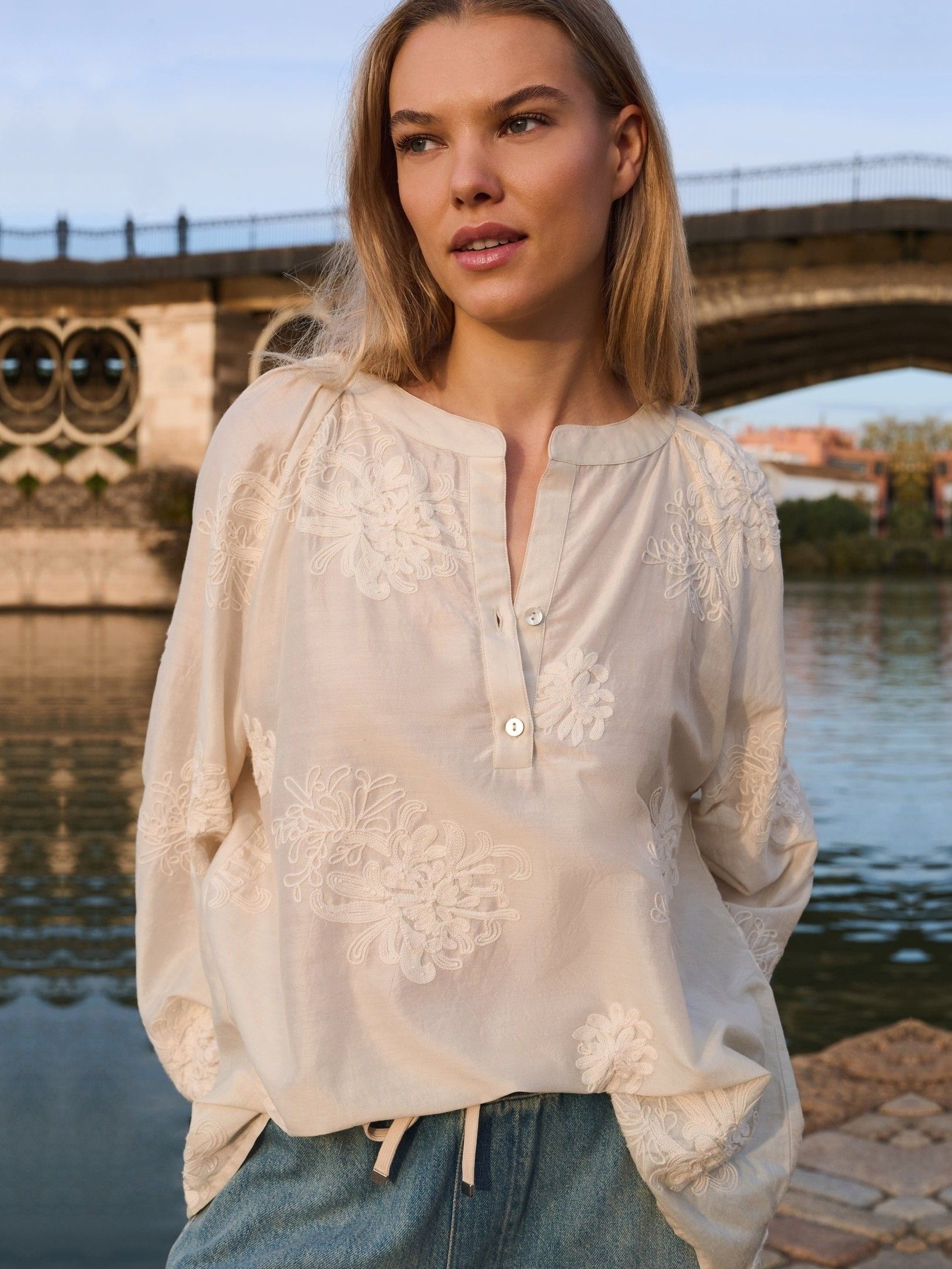 YAYA - BLOUSE - Beige