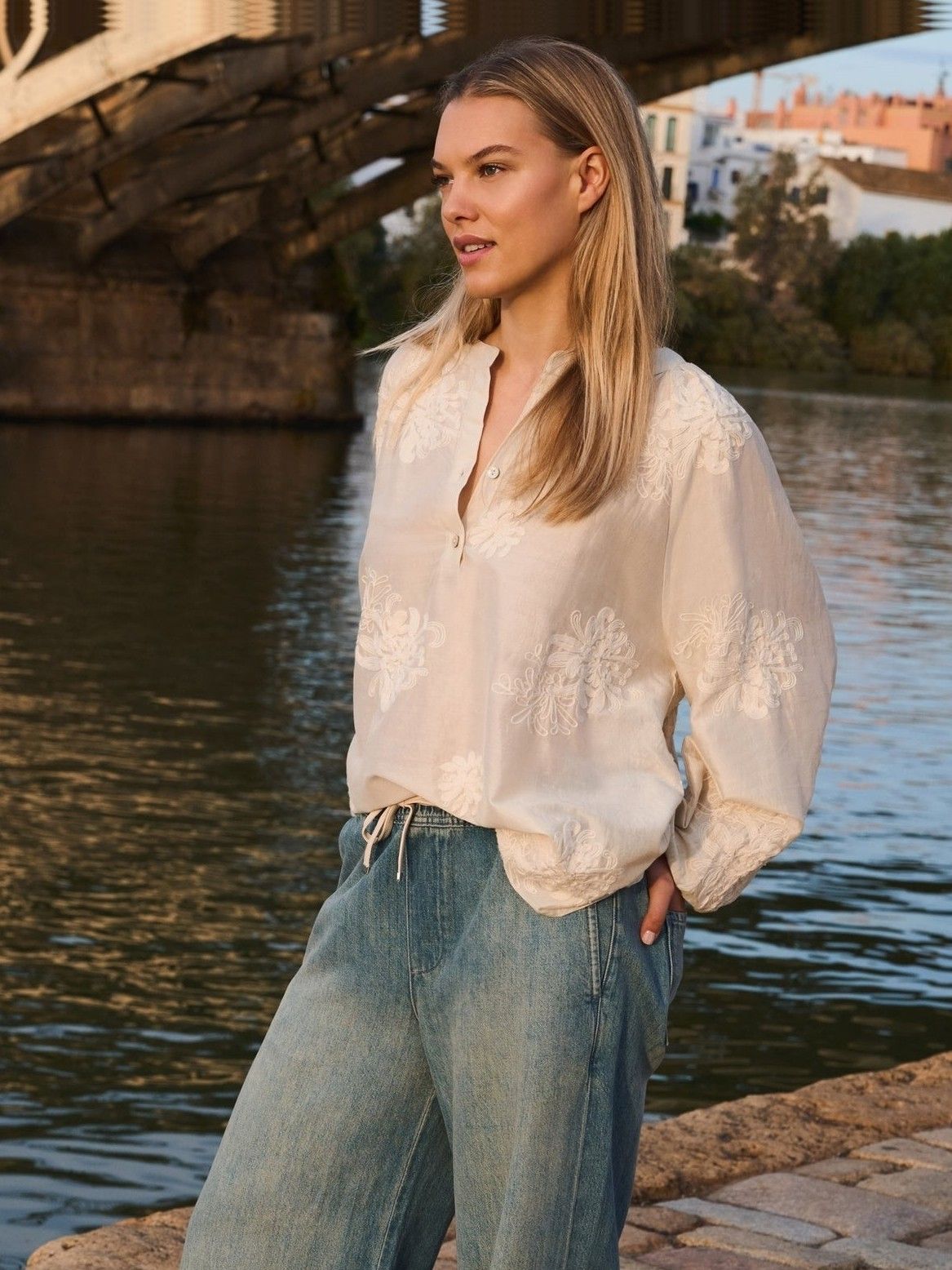 YAYA - BLOUSE - Beige