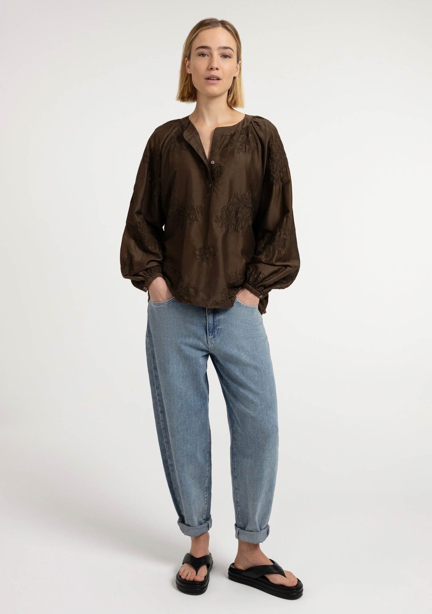 YAYA - BLOUSE - Bruin