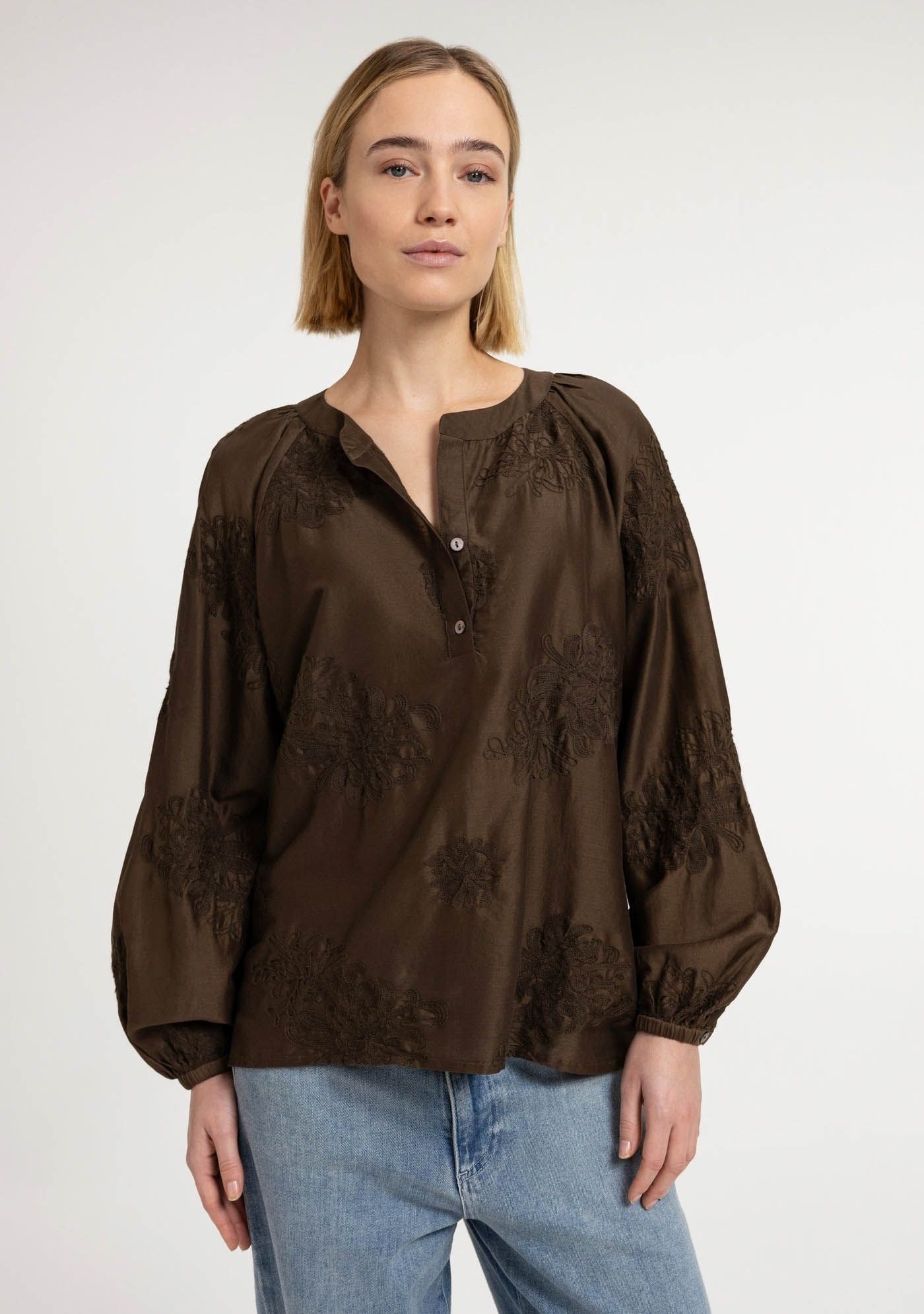 YAYA - BLOUSE - Bruin