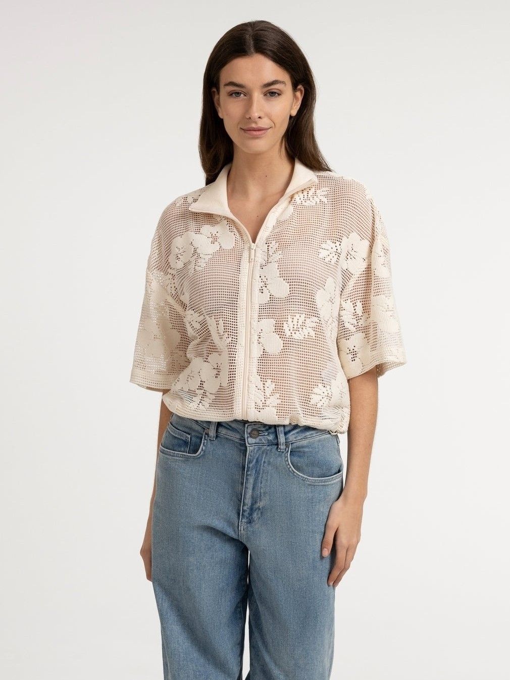 YAYA - VEST - Beige