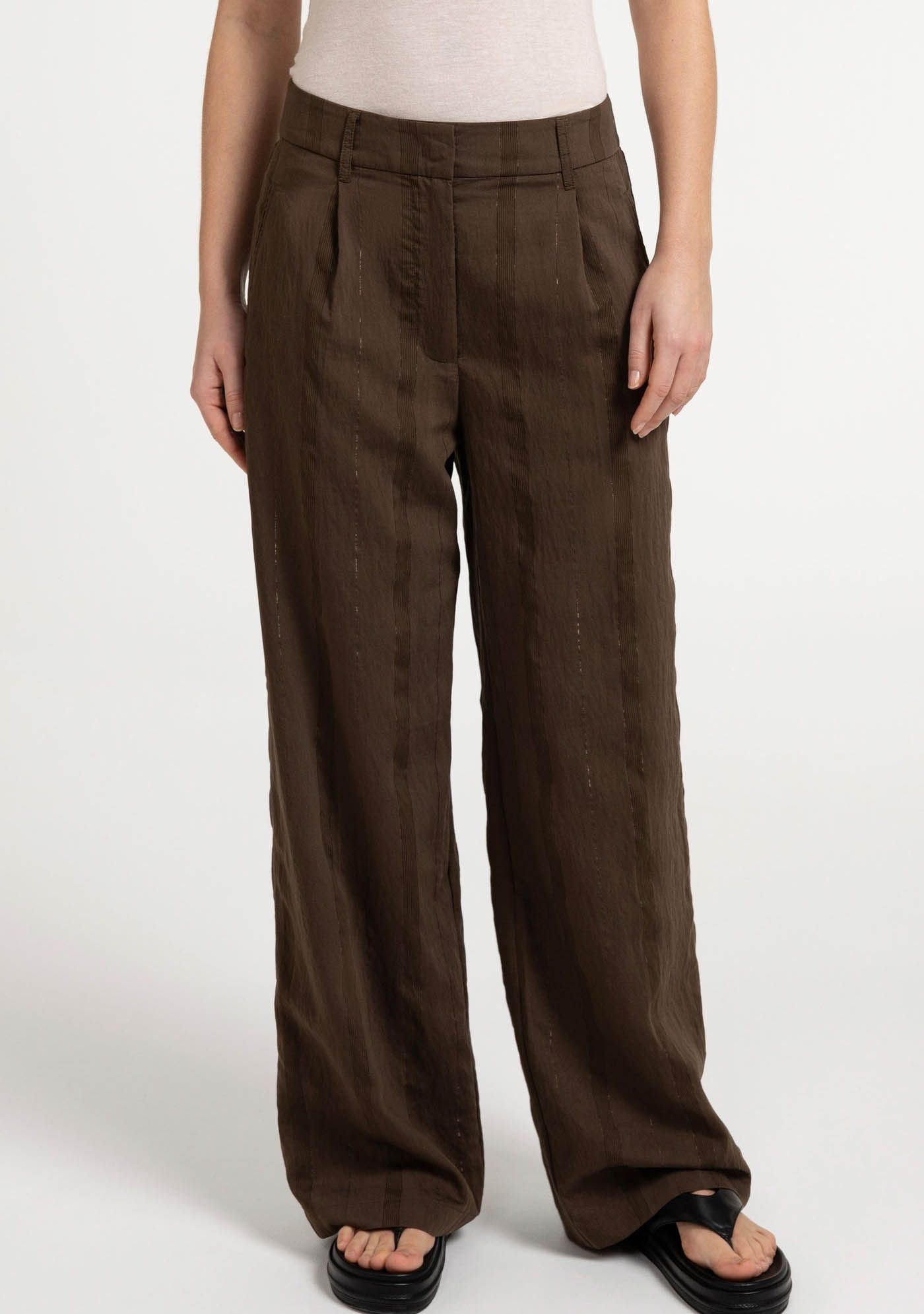 YAYA - BROEK - Bruin